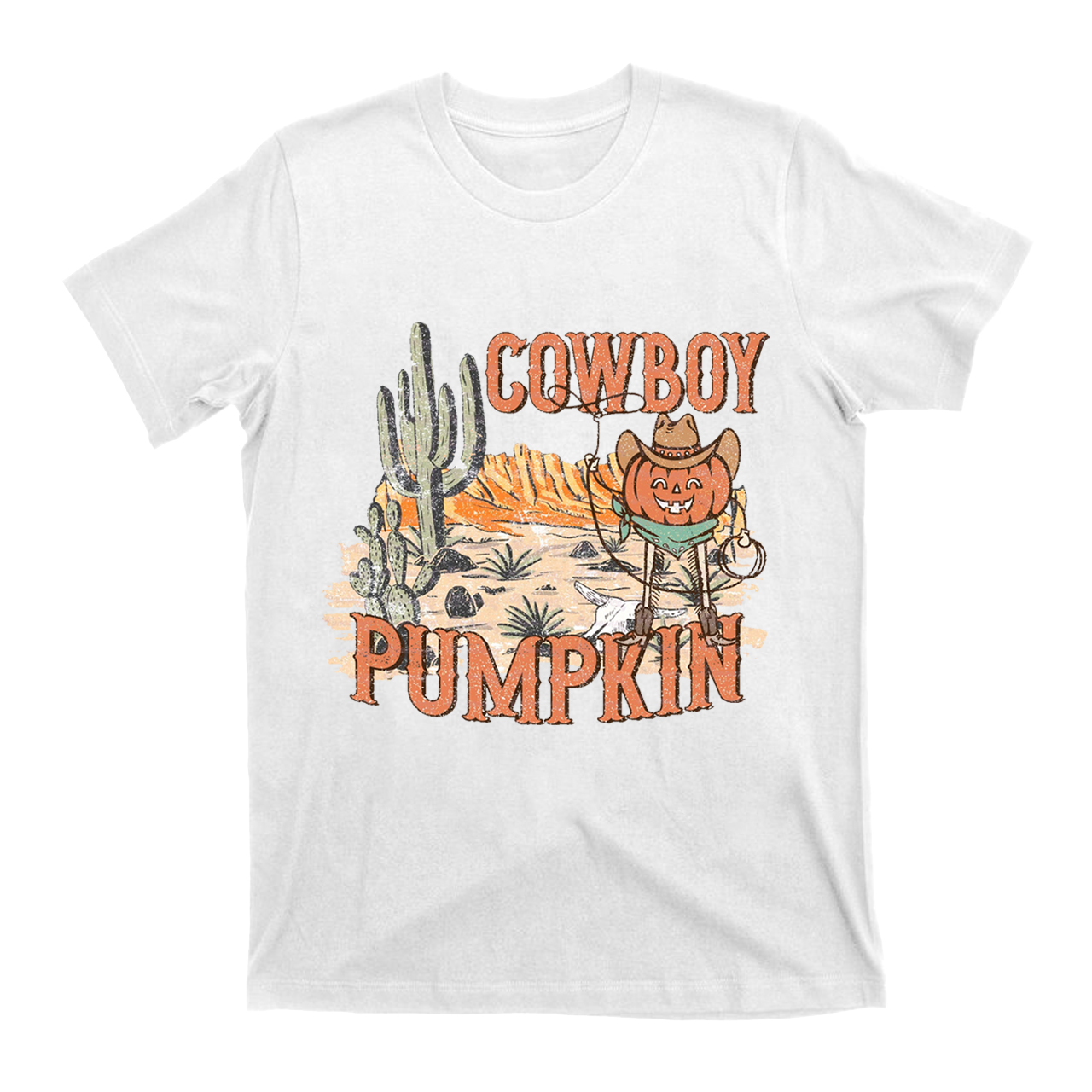 Halloween Cowboy Assassin Pumpkin T-Shirts
