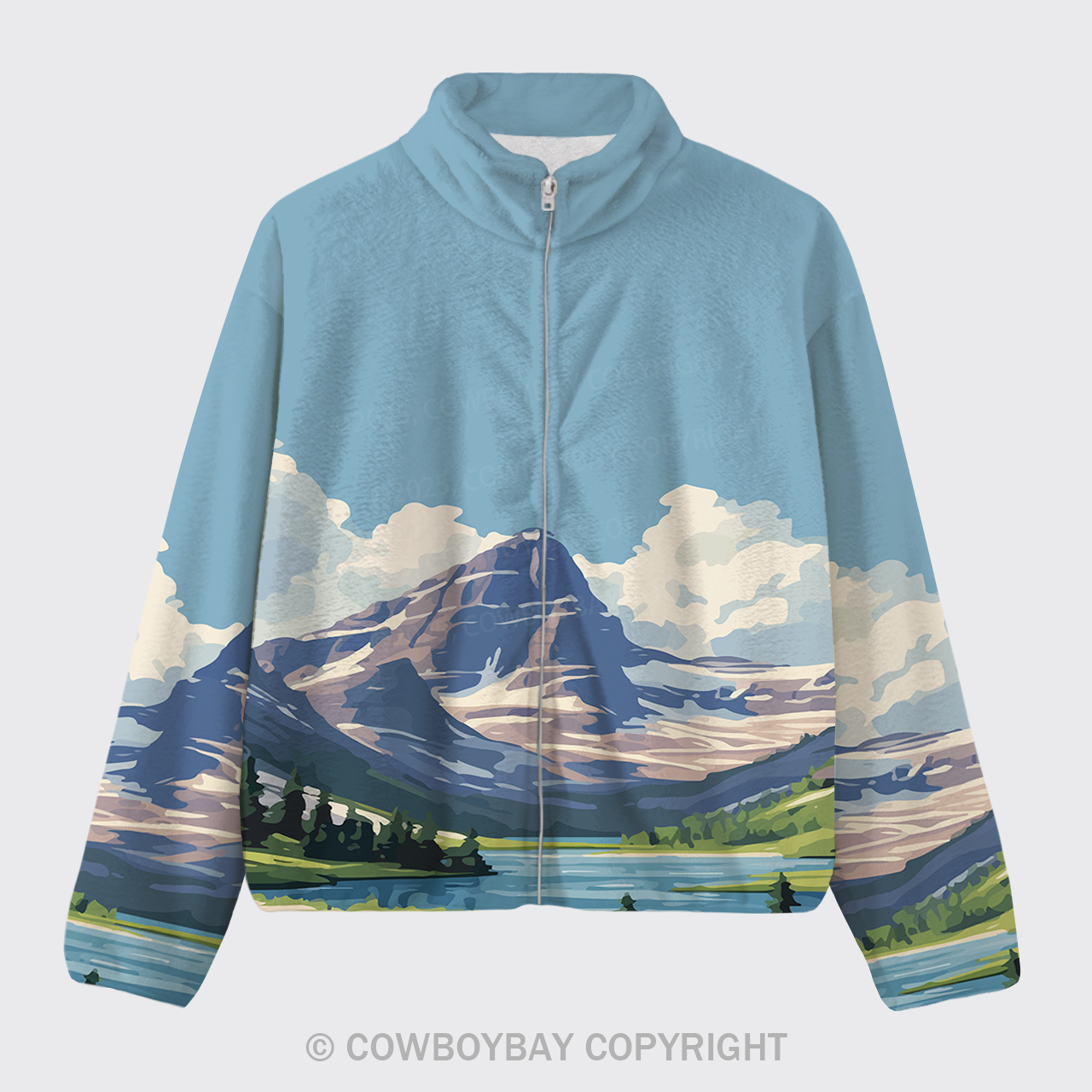 Glacier National Park Fleece Jacket