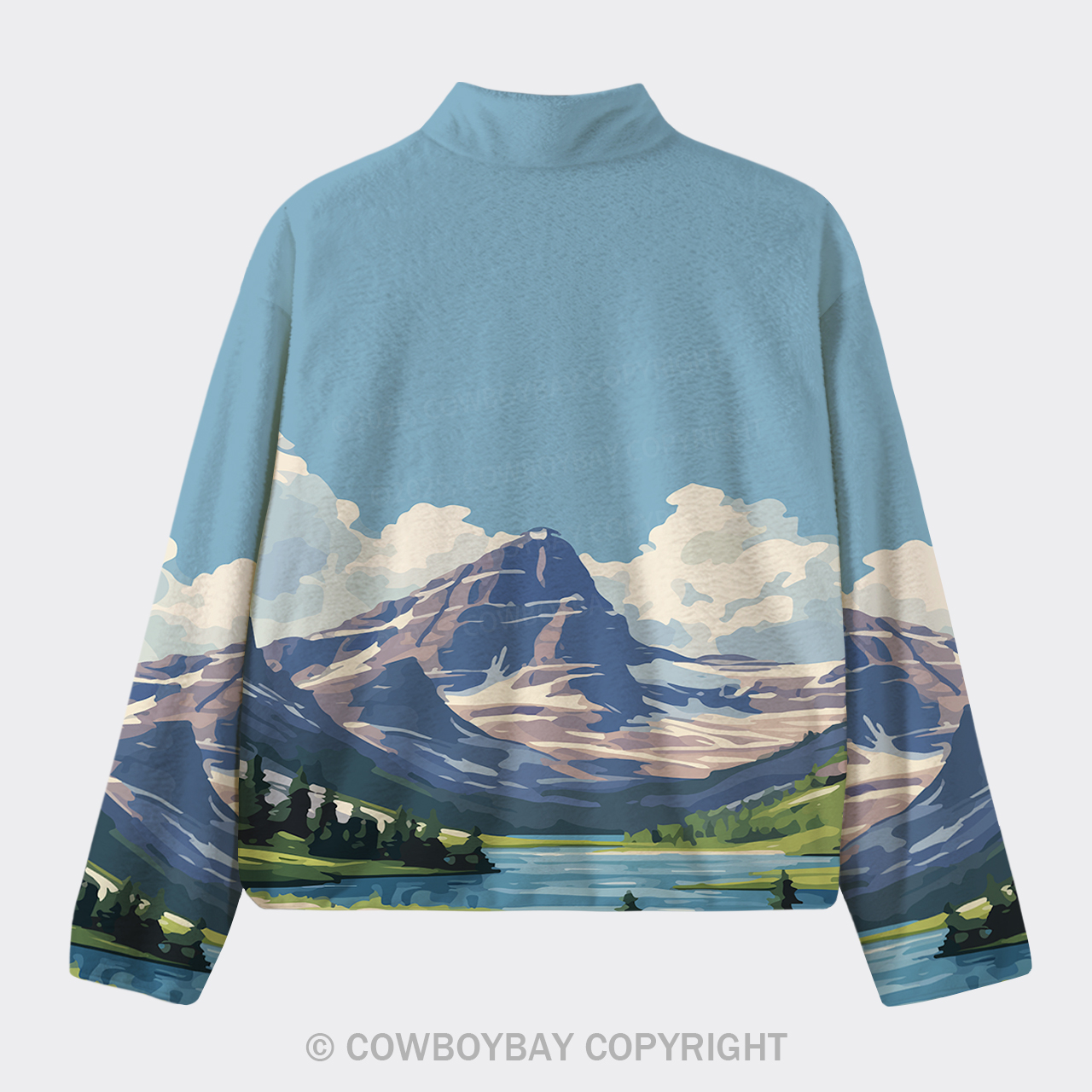 Glacier National Park Fleece Jacket