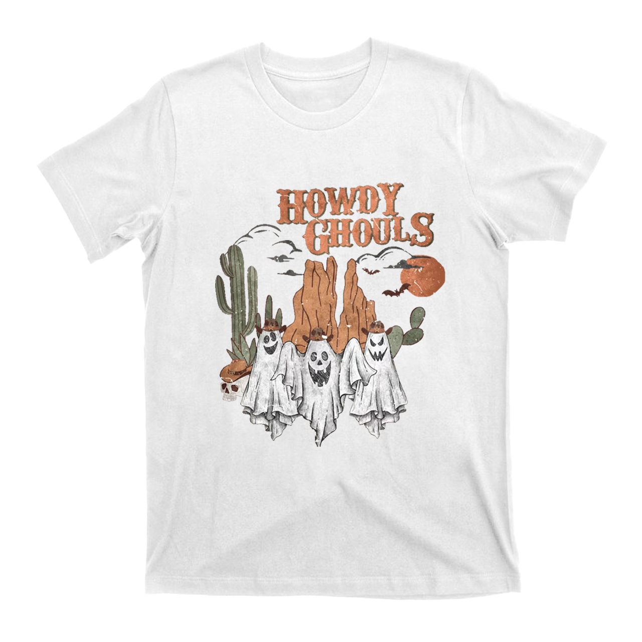 Halloween Western Ghost Cowboy Carnival T-Shirts
