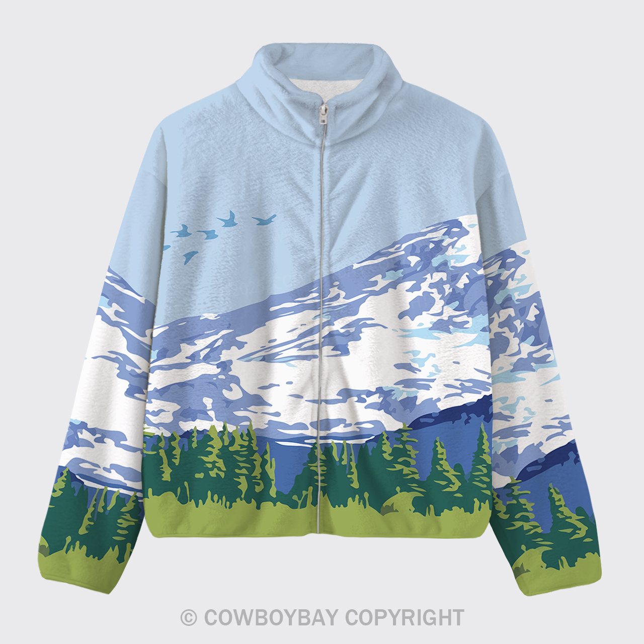 Mount Rainier National Park Fleece Jacket