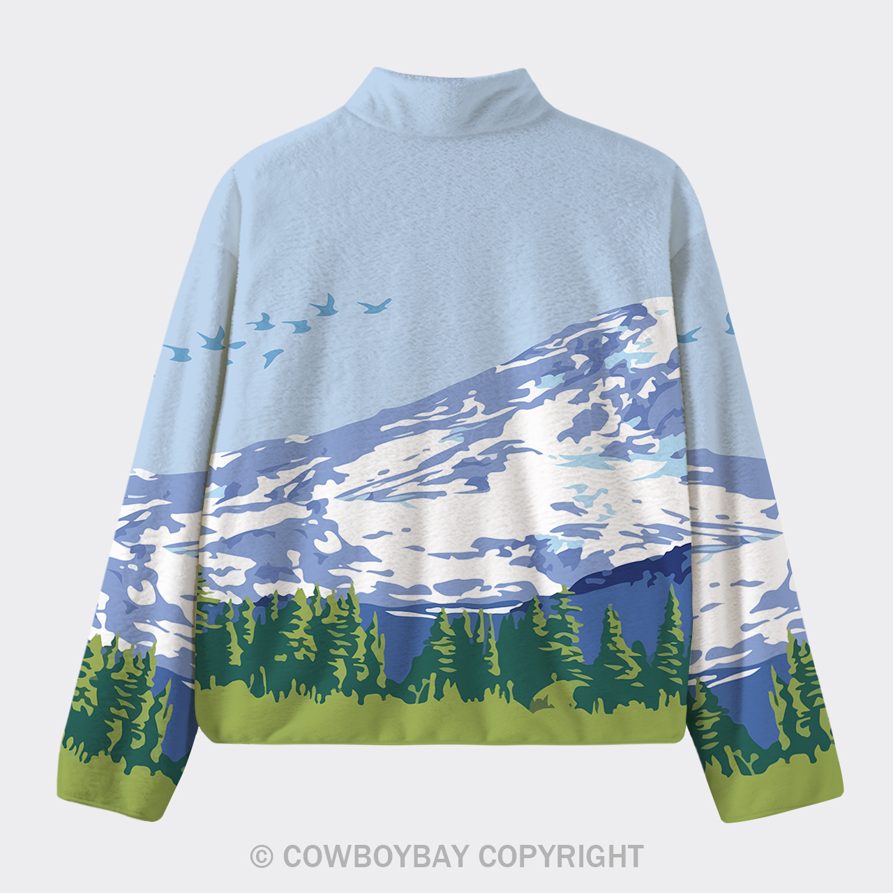 Mount Rainier National Park Fleece Jacket