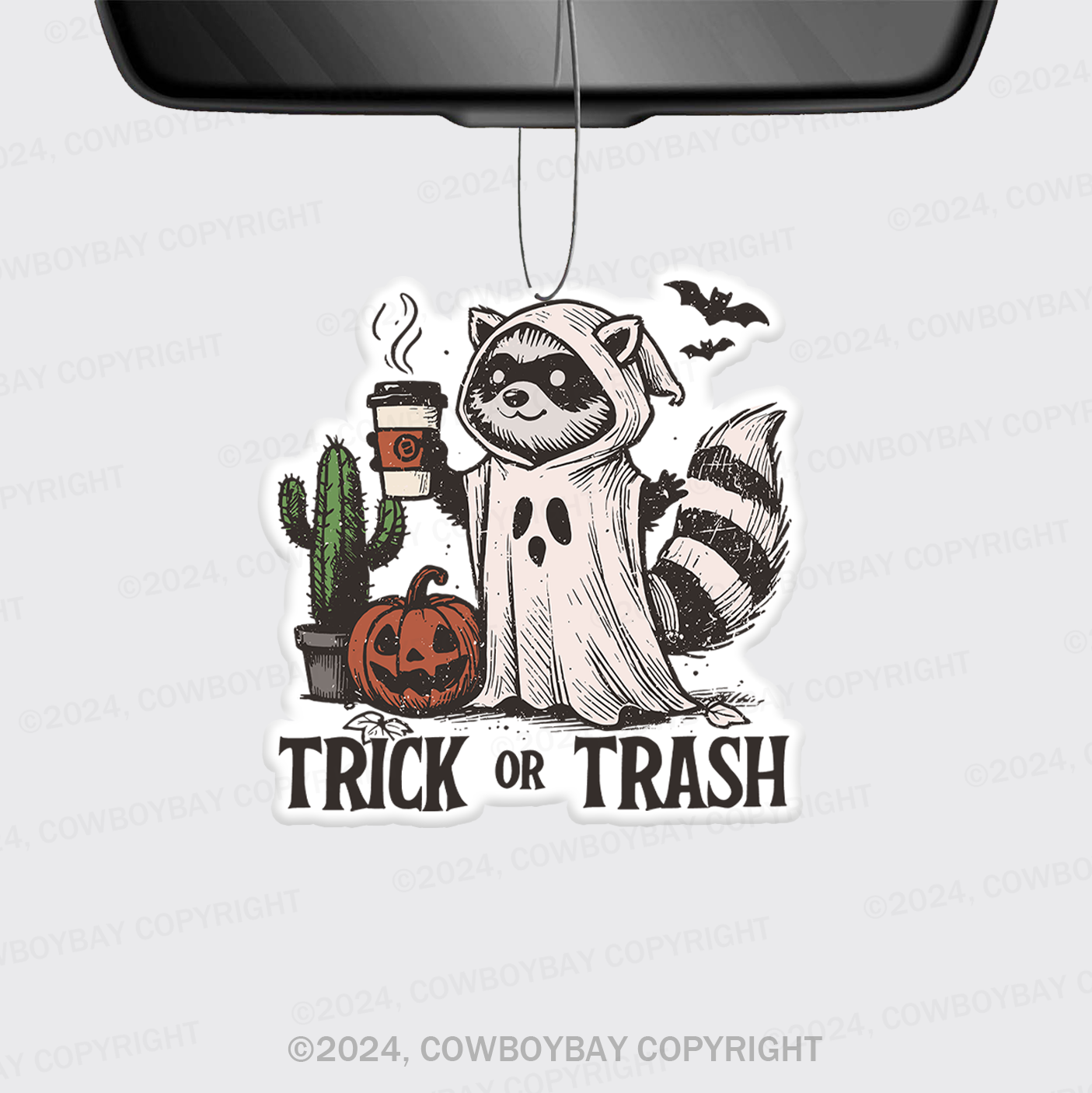 Trick Or Trash Car Air Freshener