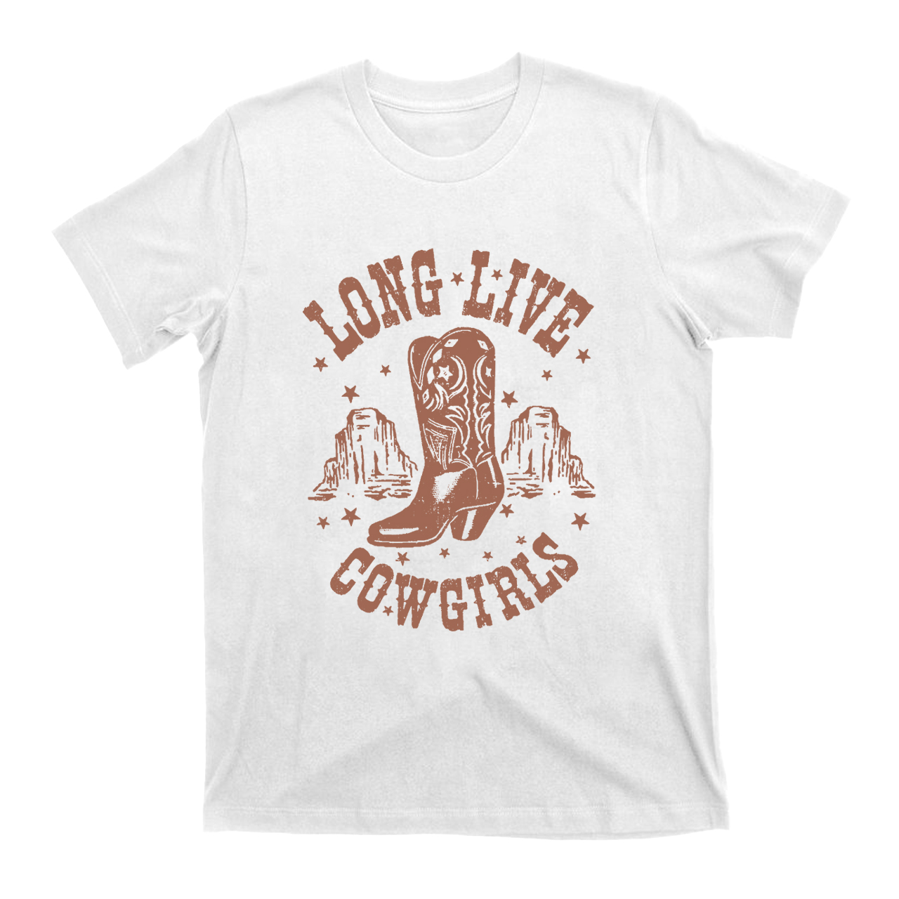 Cowgirls Western Long Lives T-Shirts