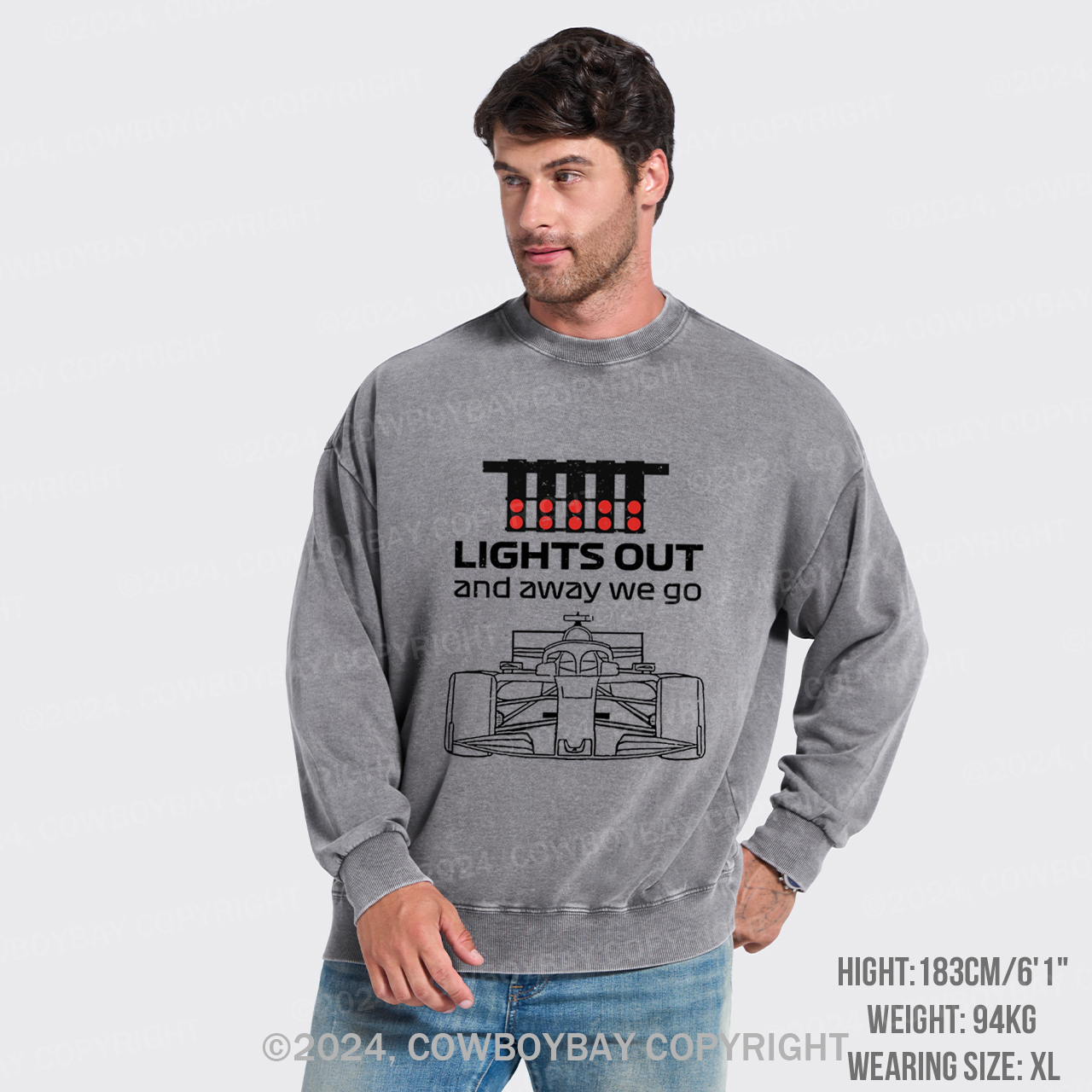 Lights Out Washed Sweatshirts