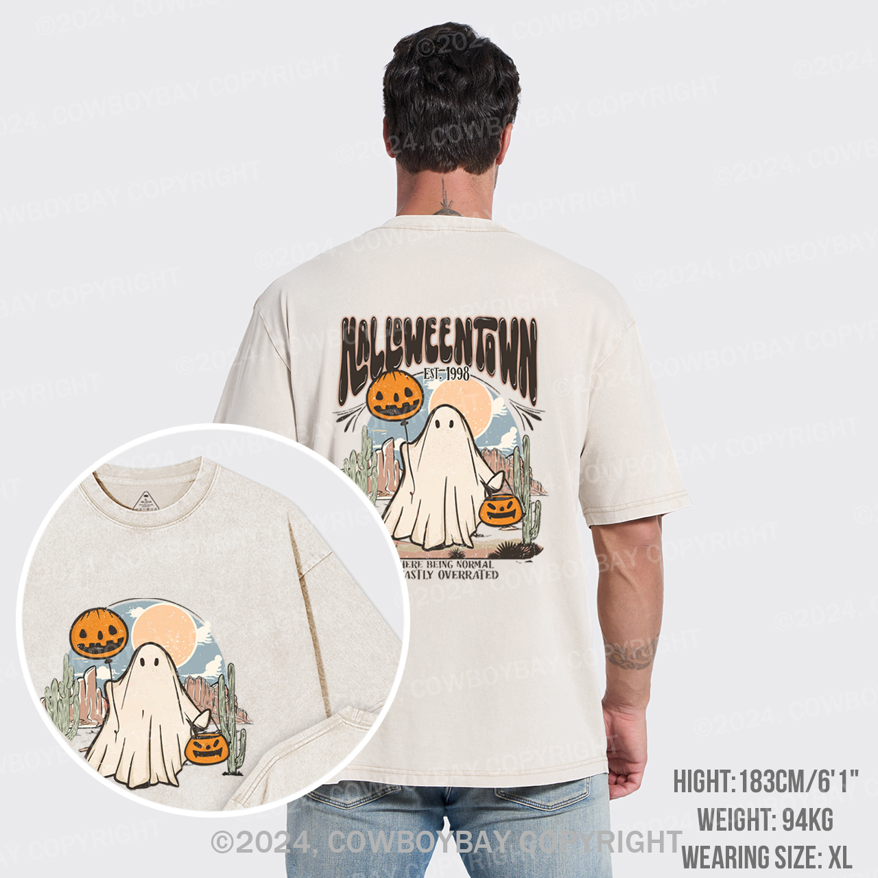 Halloweentown 1998,Where Being Normal Is Vastly Overrated Garment-dye Tees