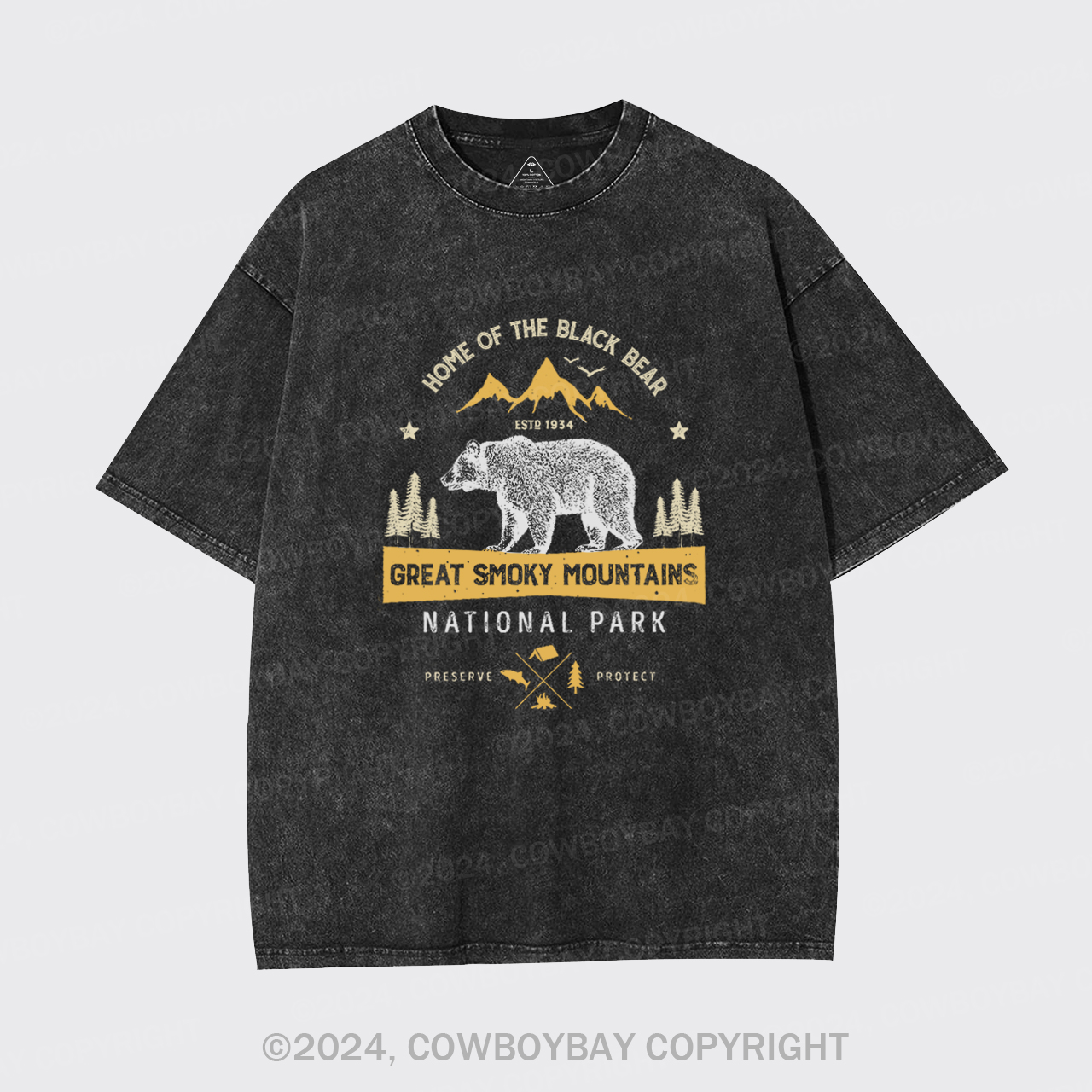 Home Of The Black Bear Garment-dye Tees