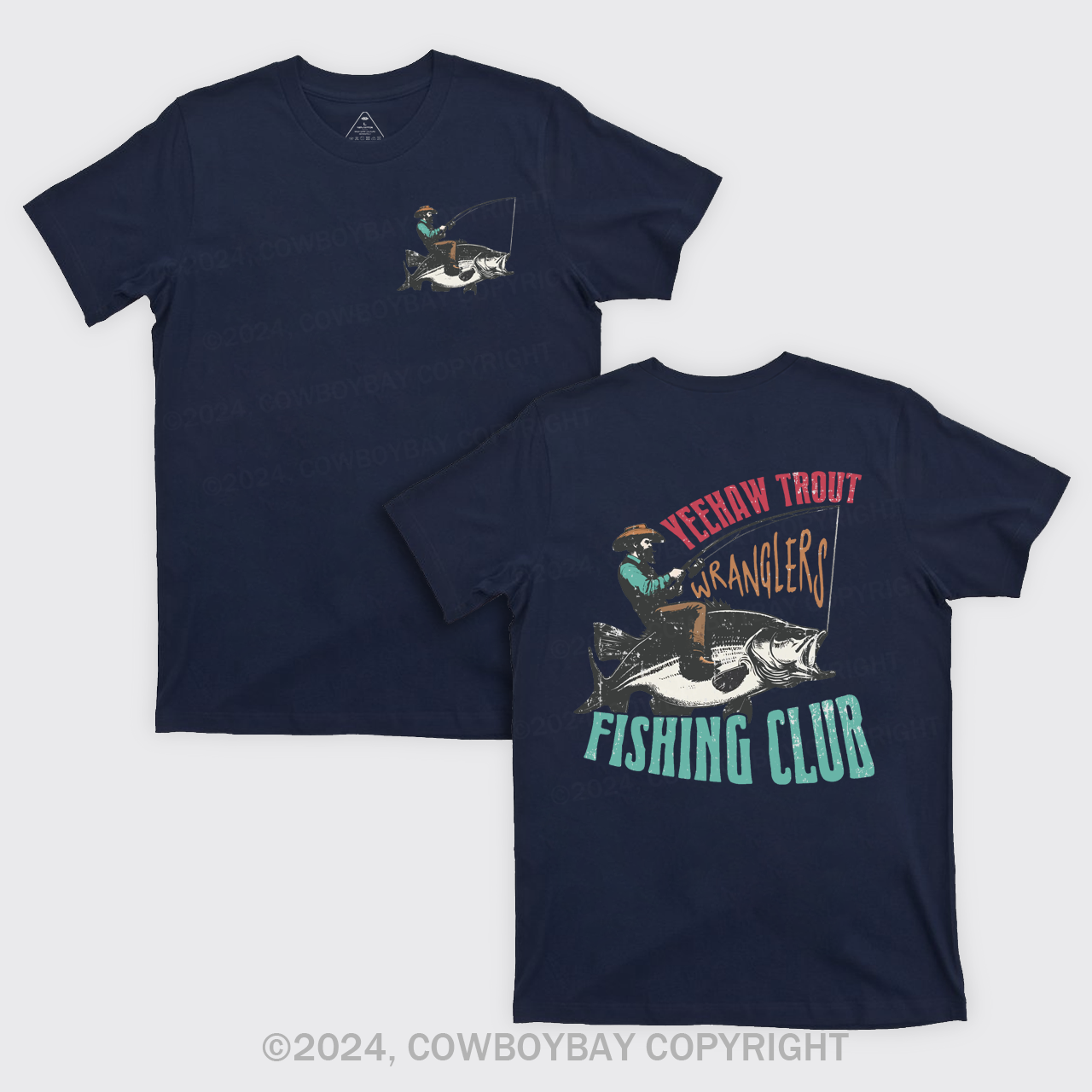 Trendy Western Fishing Club T-Shirts