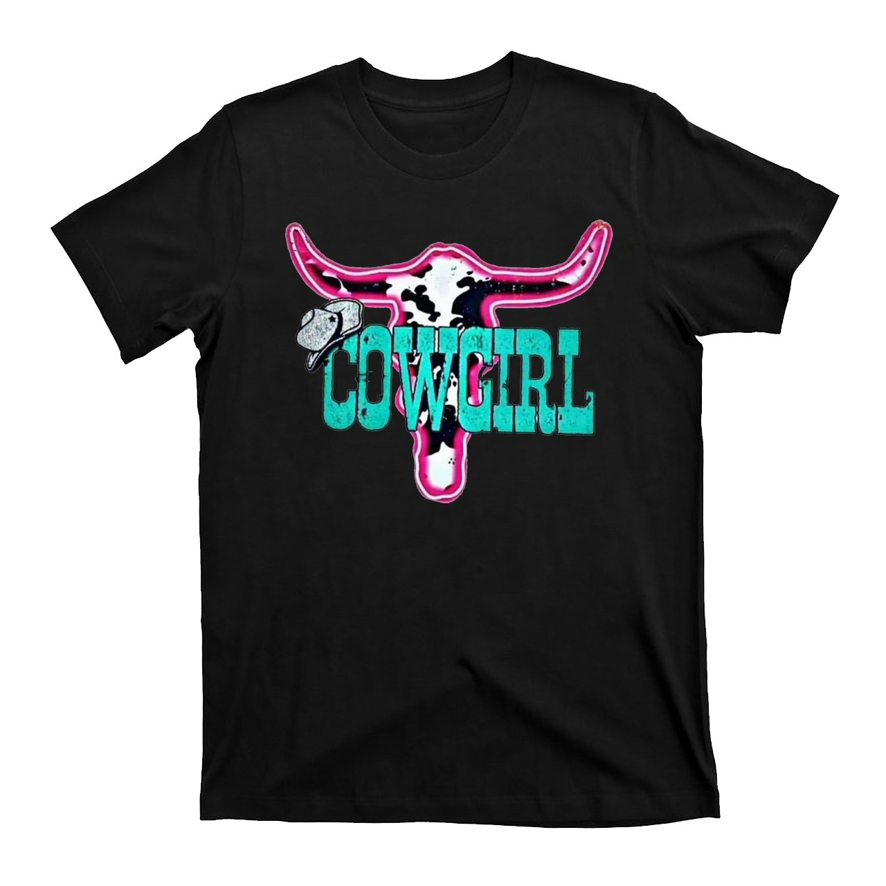 Barbie Pink Cow Skull Cowgirl T-Shirts