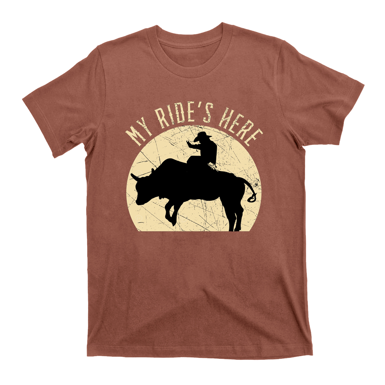 My Rides Here Cowboy T-Shirts