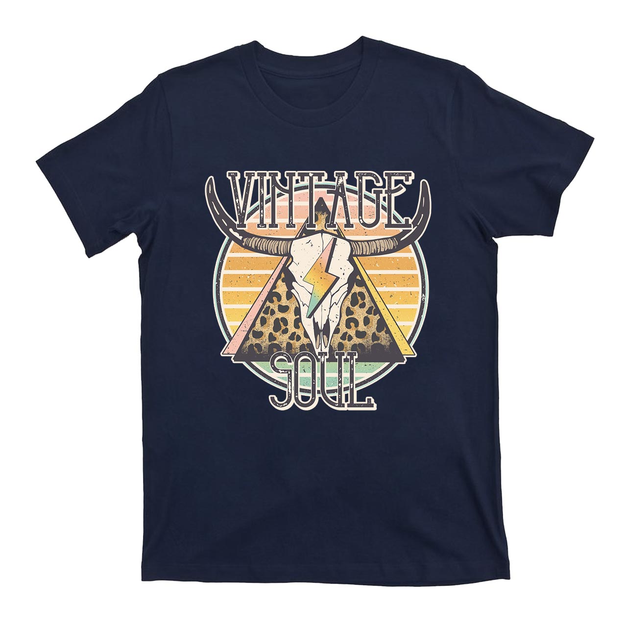 Vintage Soul Longhorn Cowboy T-Shirts