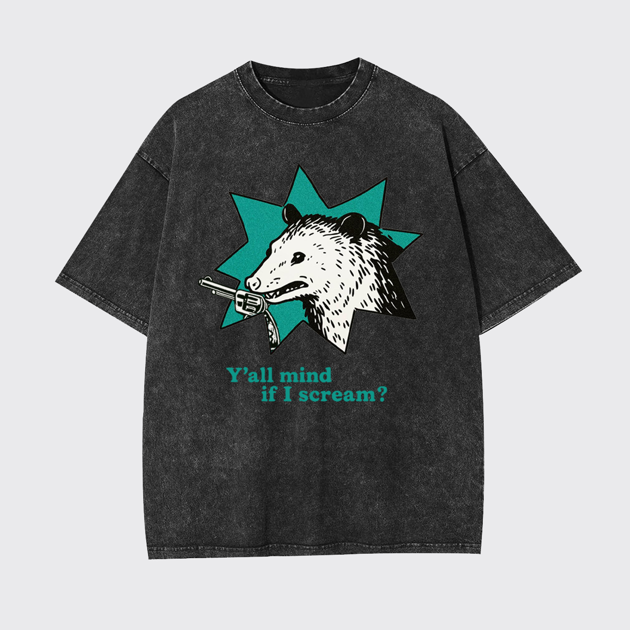 Y'all Mind If I Scream Garment-dye Tees