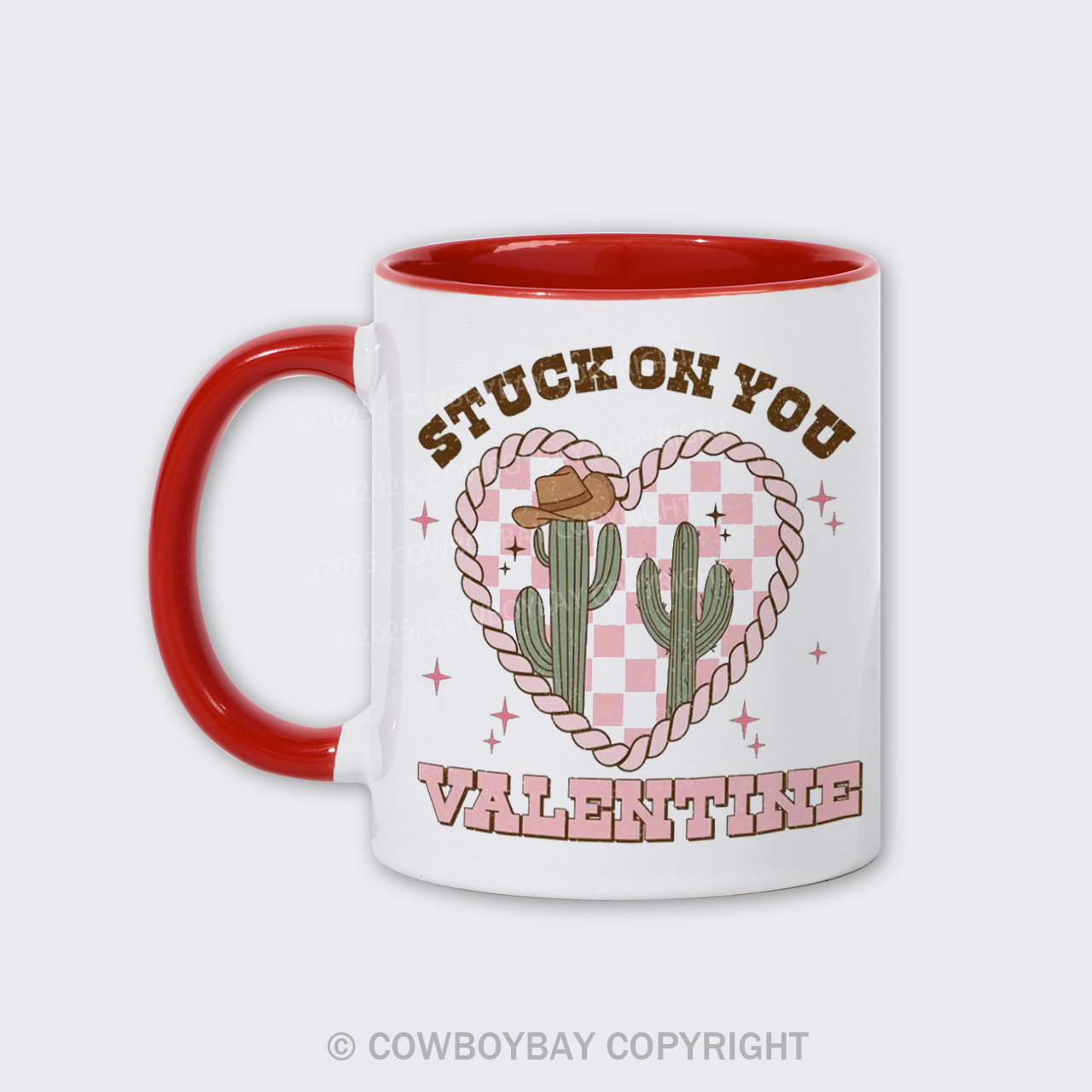 Retro Western Valentine Mug