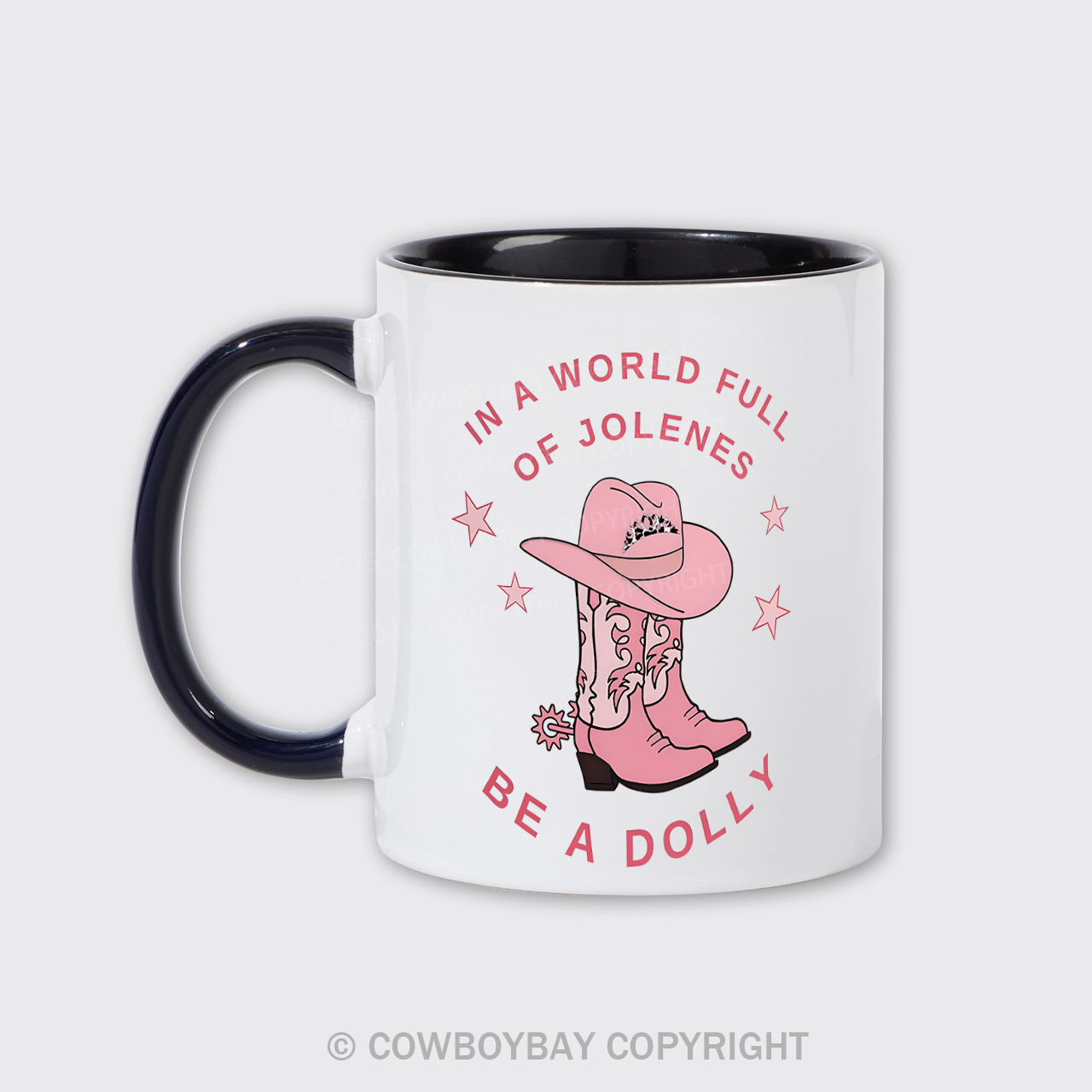  Pink Cowboy Hat And Boots Mug