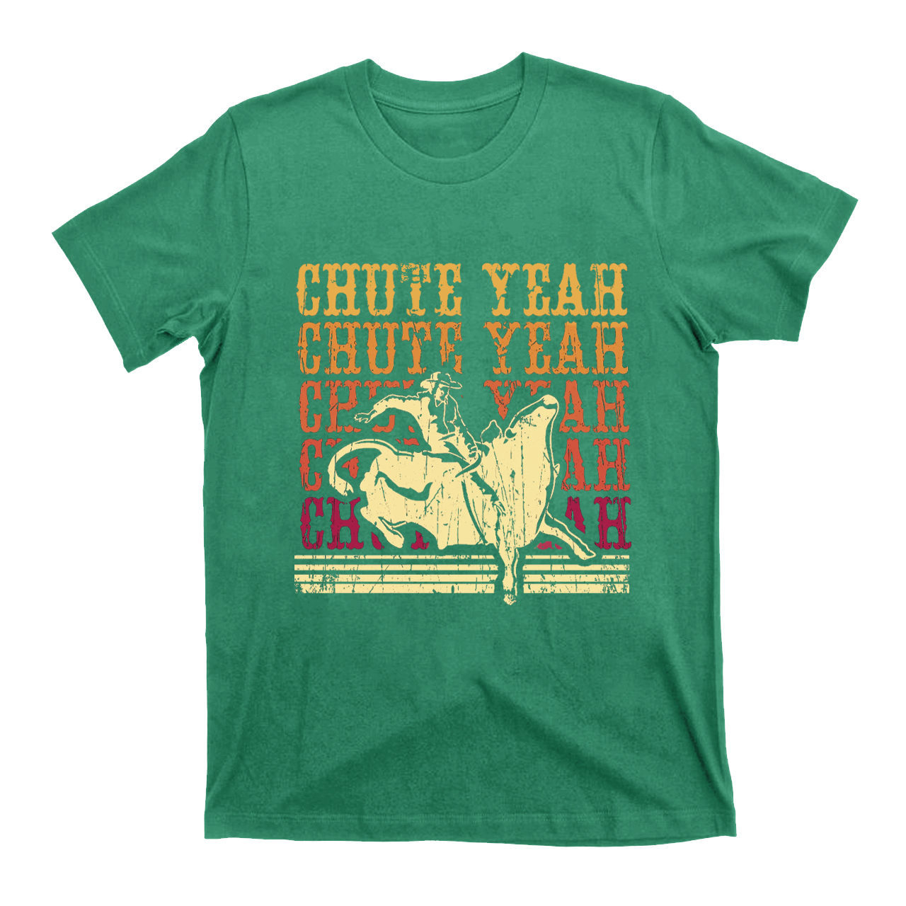 Funny Bull Rider Chute Yeah T-Shirts