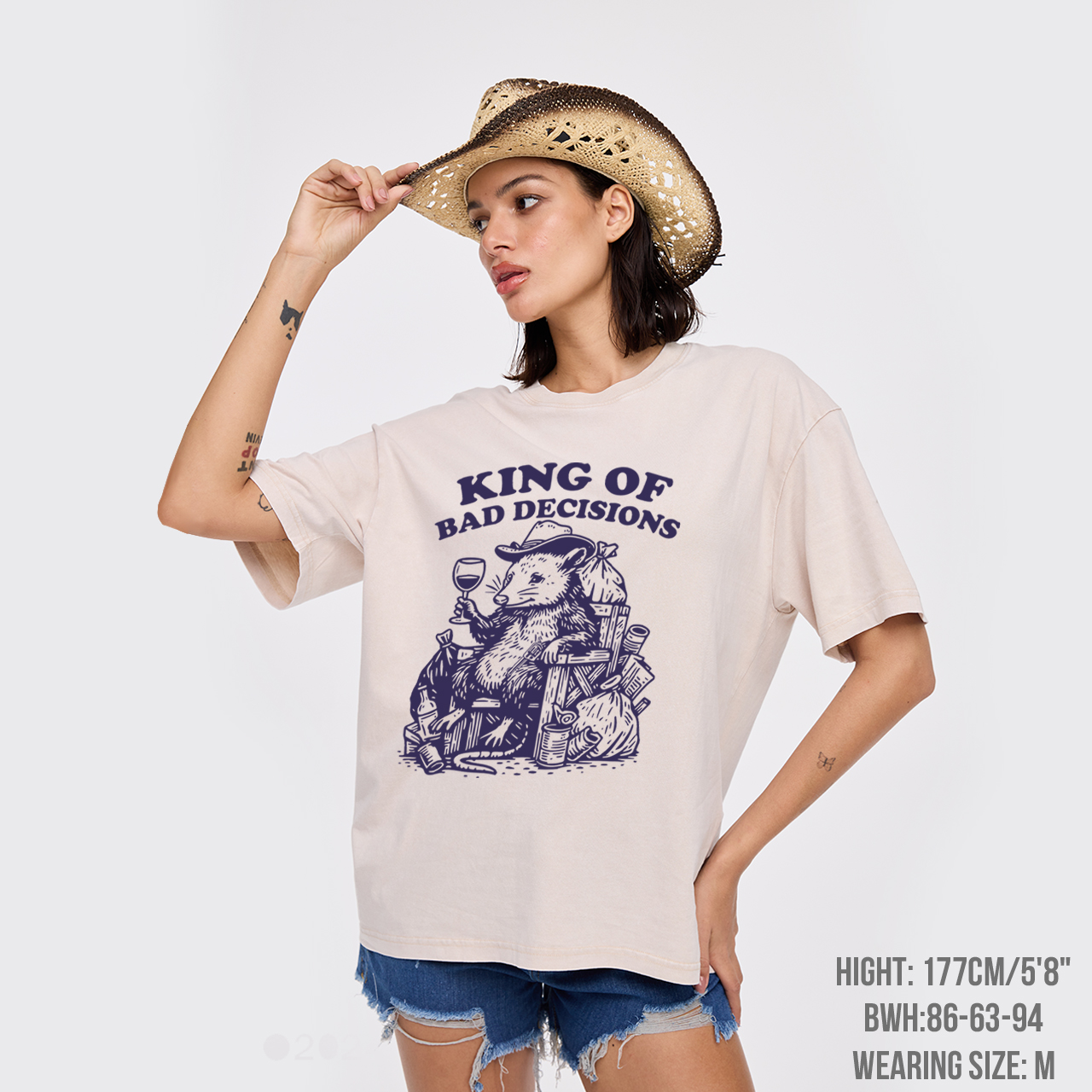 King Of Bad Decisions Garment-dye Tees