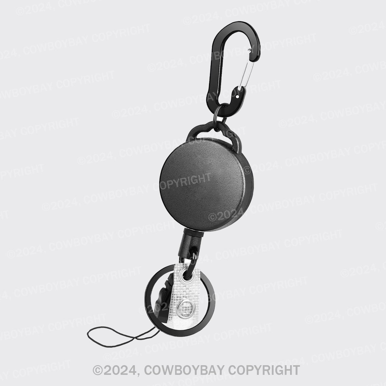 Retractable Anti-Lost Wire Rope Keychain