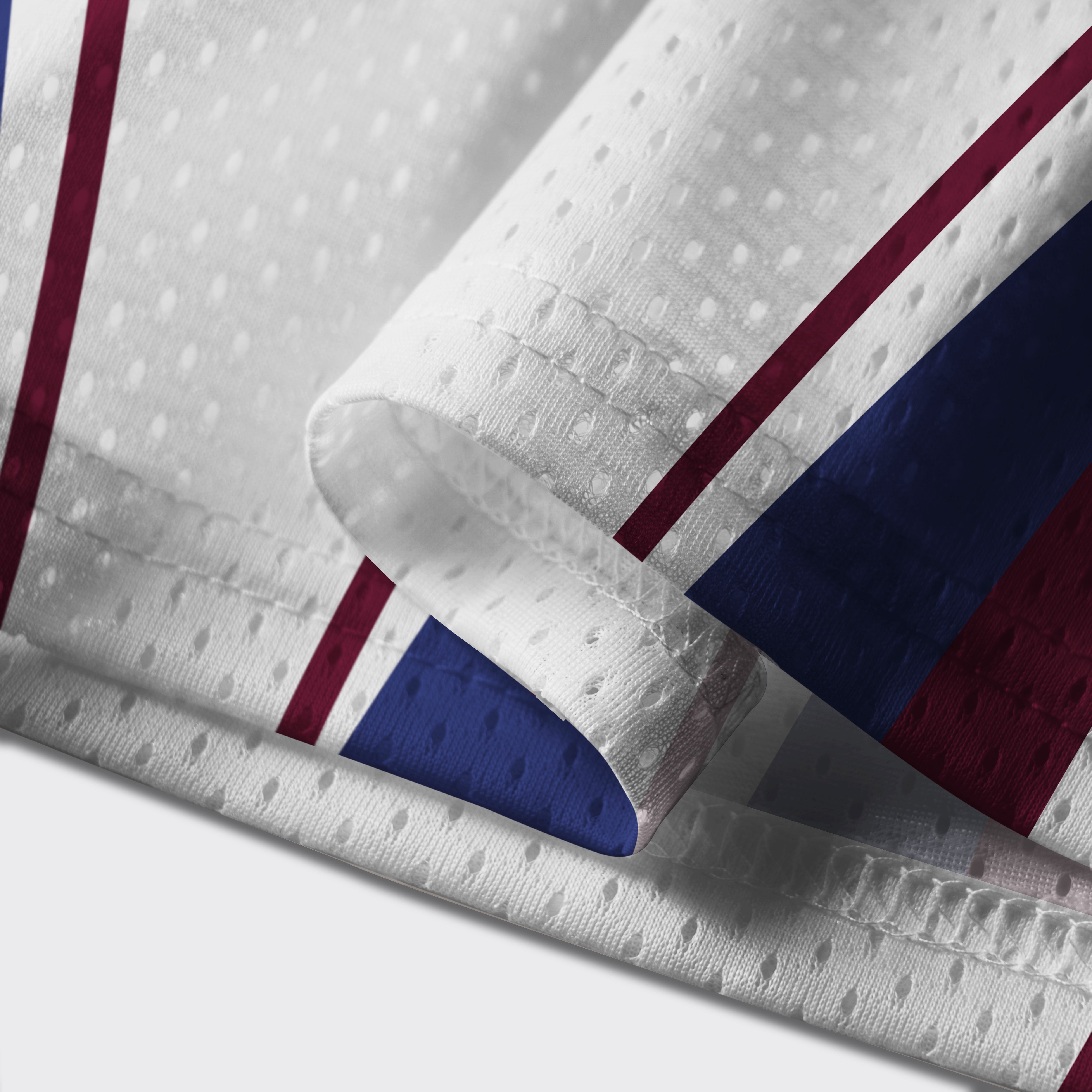 Personalized White Western Legend Mesh Jersey