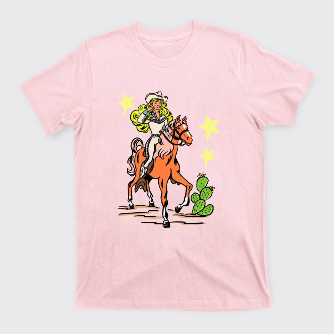 Retro Rodeo Cowgirl T-Shirts