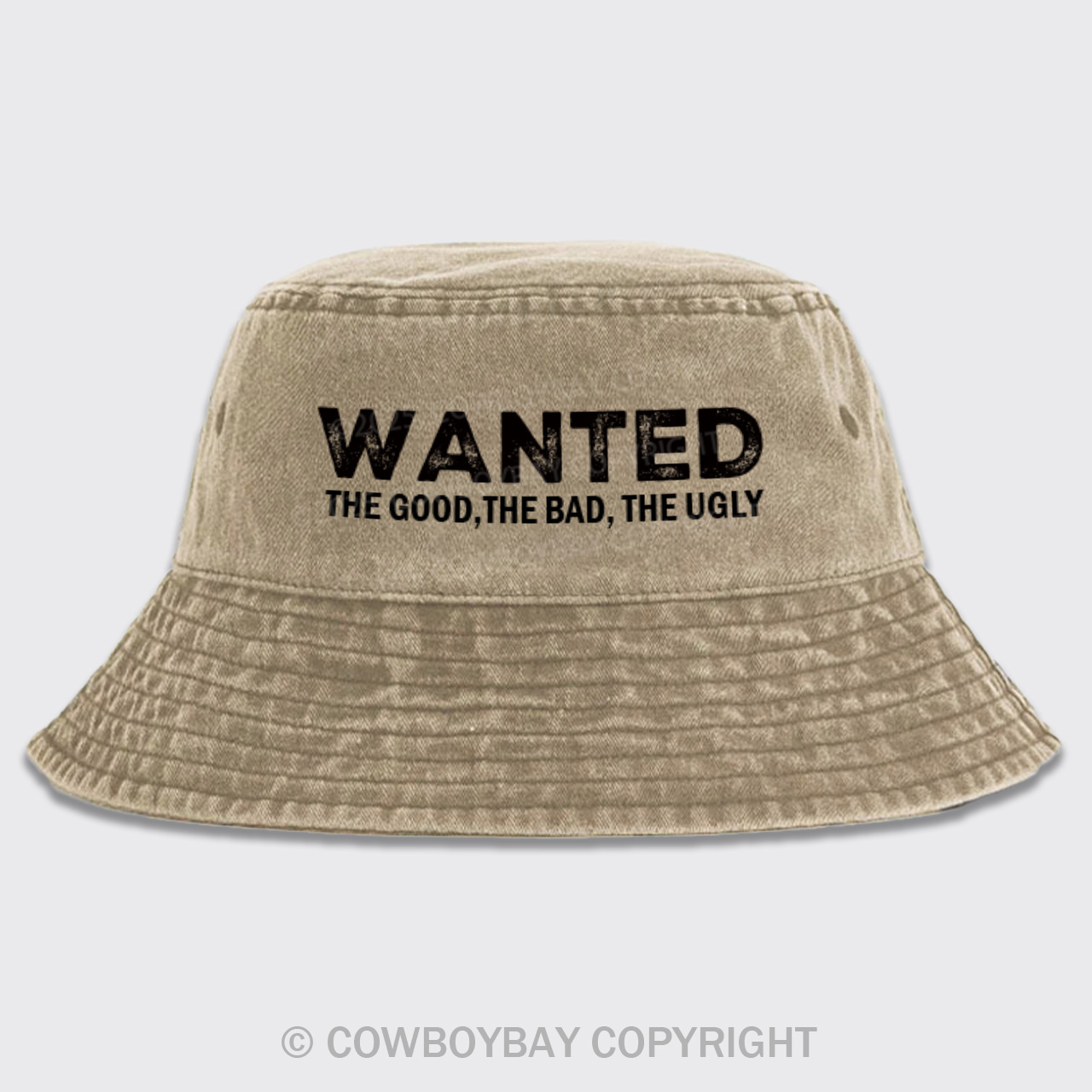 Wanted The God,The Bad,The Ugly Bucket Hat