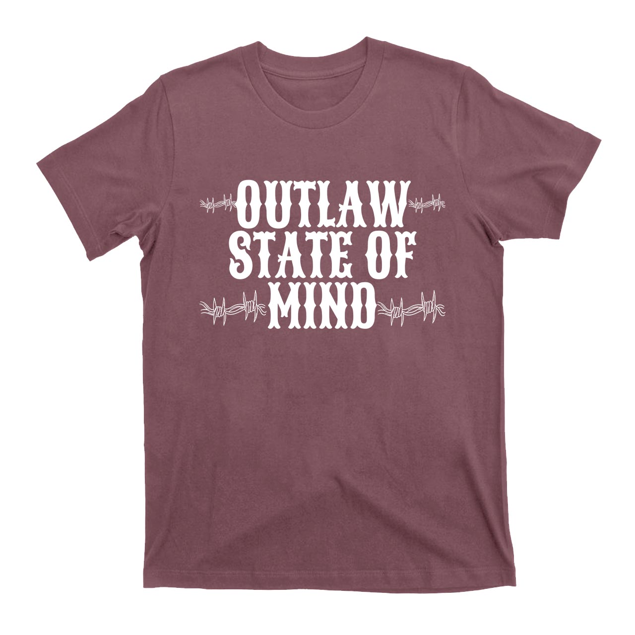 Outlaw State Of Mind Cowboy T-Shirts