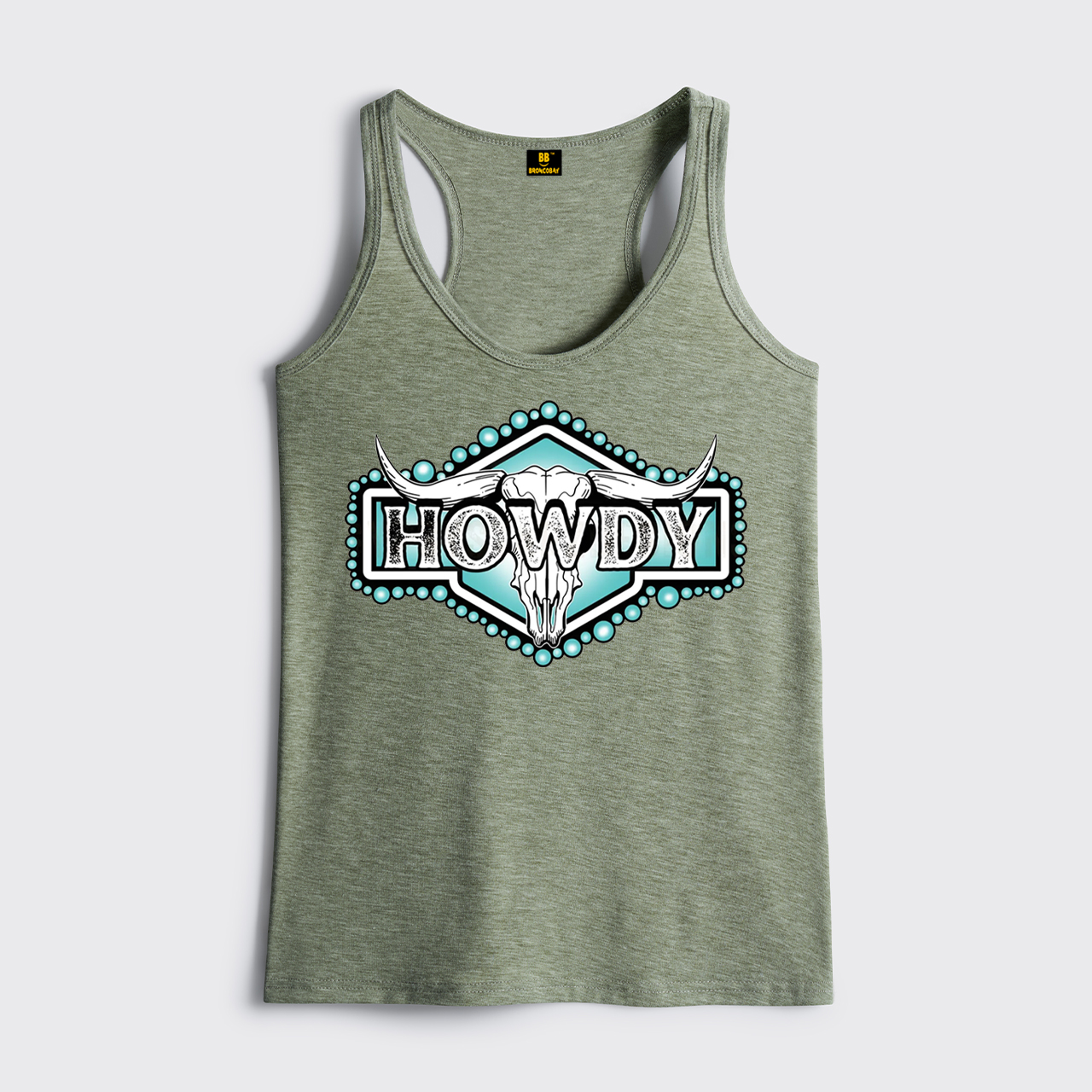 Howdy Western Skull Classic Tanks