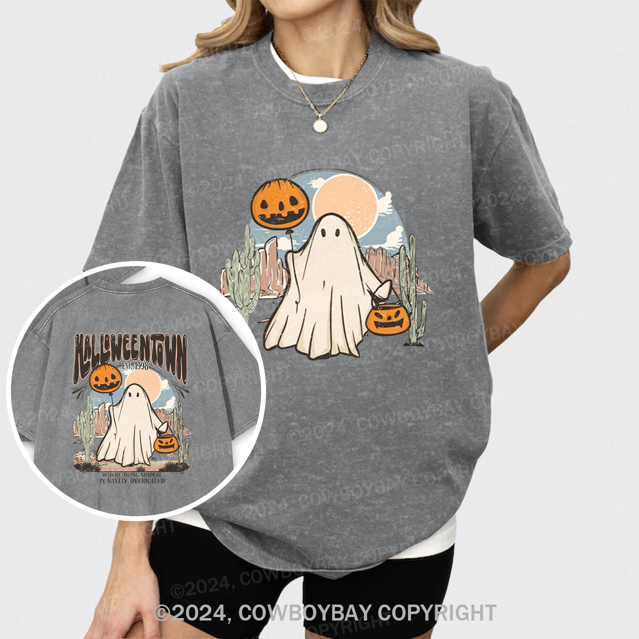 Halloweentown 1998,Where Being Normal Is Vastly Overrated Garment-dye Tees