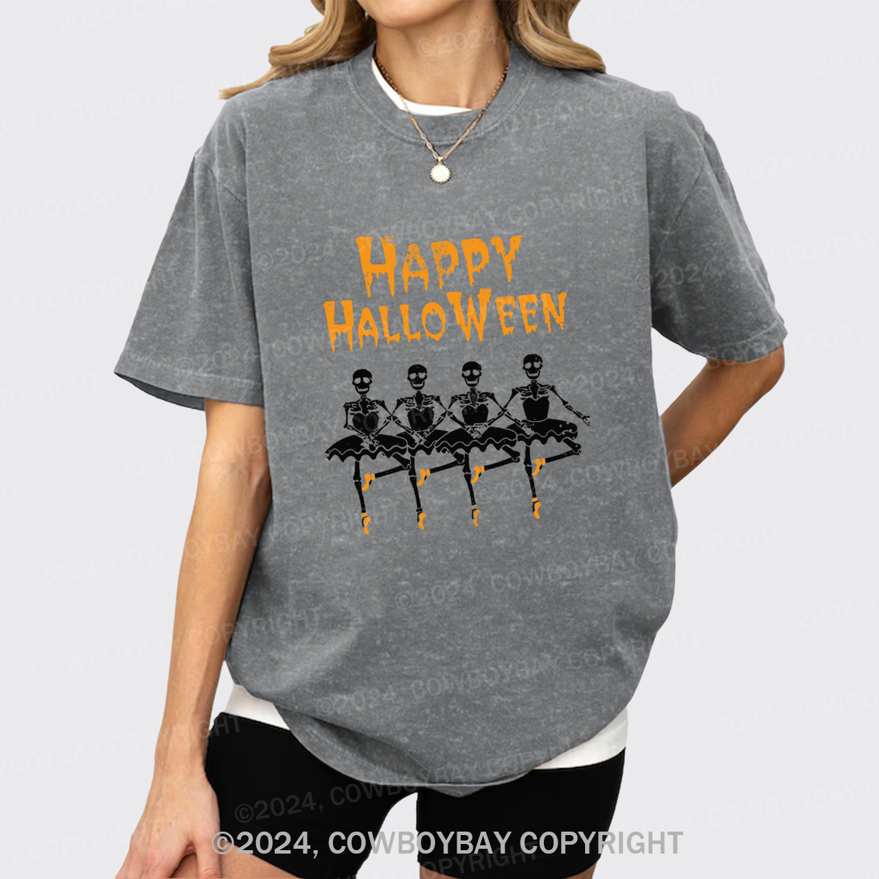 Halloween Ballerinas Garment-dye Tees