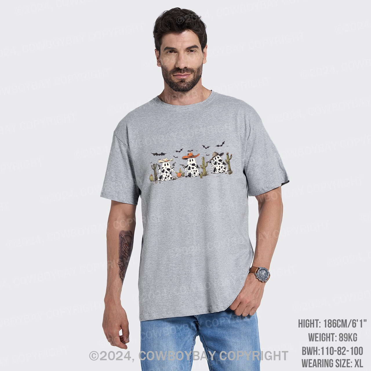 Halloween Ghost Cowboy T-Shirts