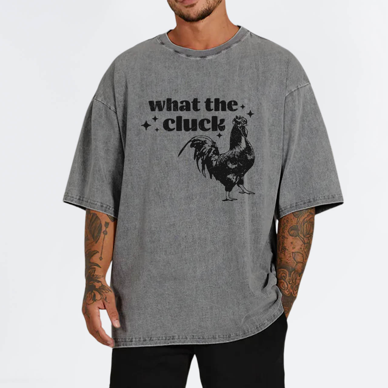 What the Cluck Garment-dye Tees