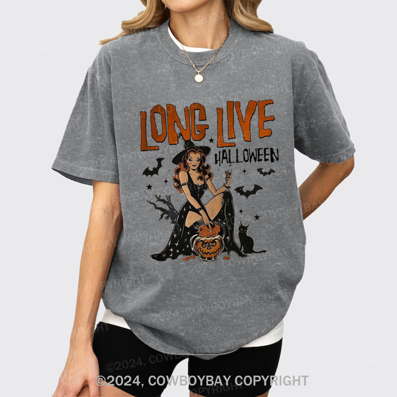 Long Live Halloween Garment-dye Tees