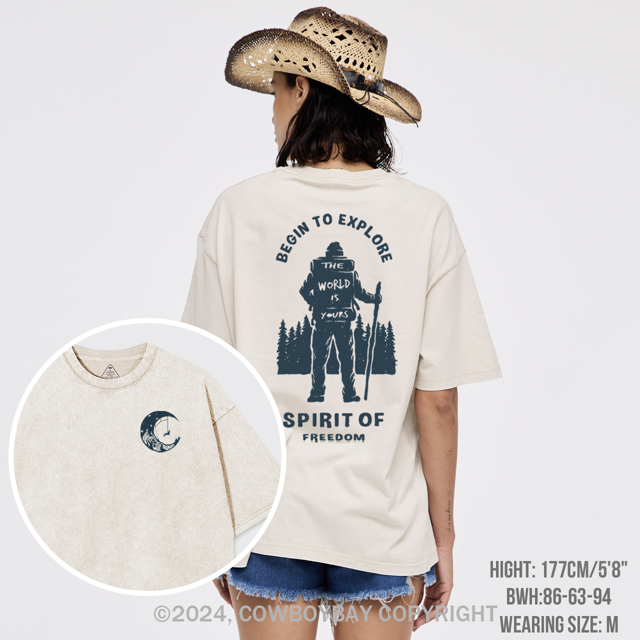 Climber's Sky Garment-dye Tees