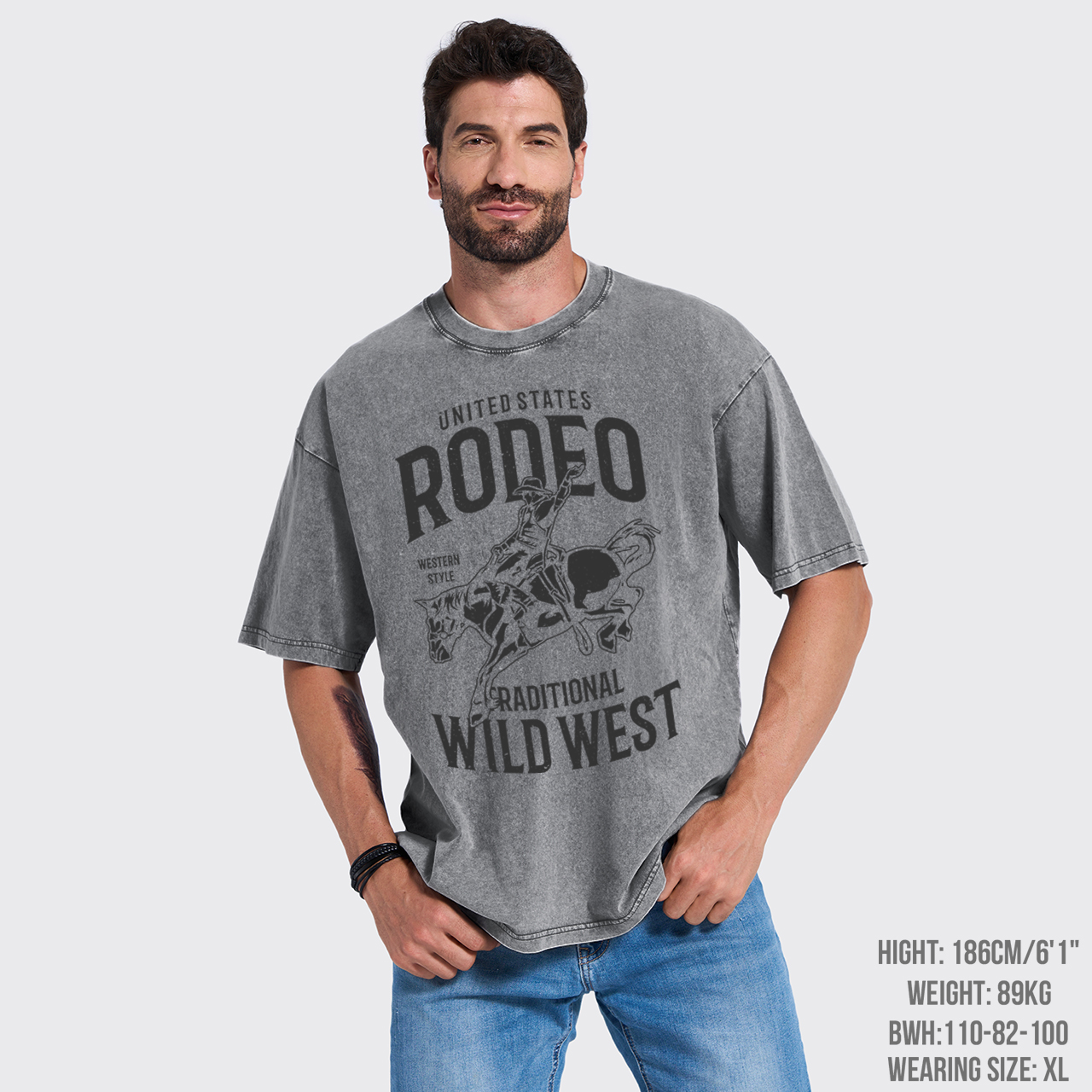 Raditional Wild West Garment-dye Tees