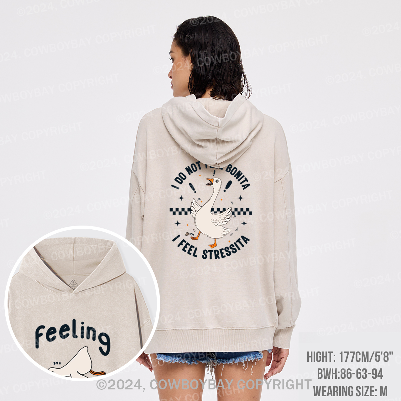 Feeling Unproducktive Garment-Dye Hoodies