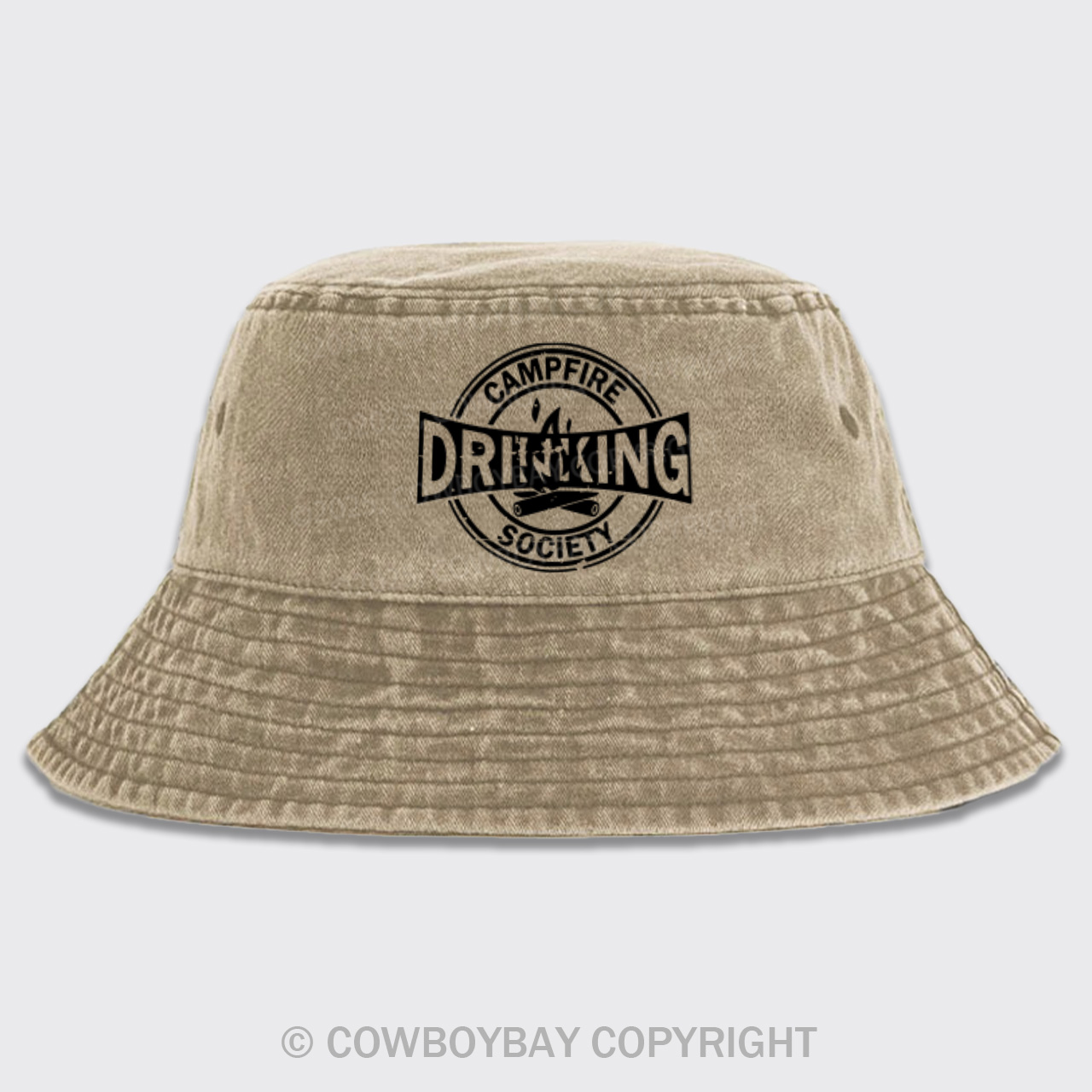 Campfire Drinking Society Bucket Hat