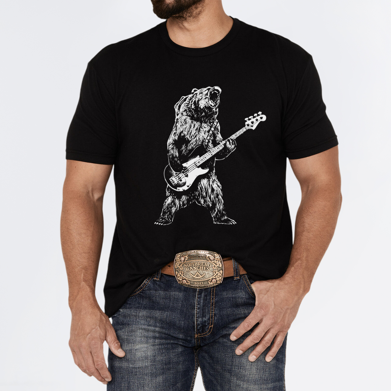 Bear Playing Bass Guitar T-Shirts
