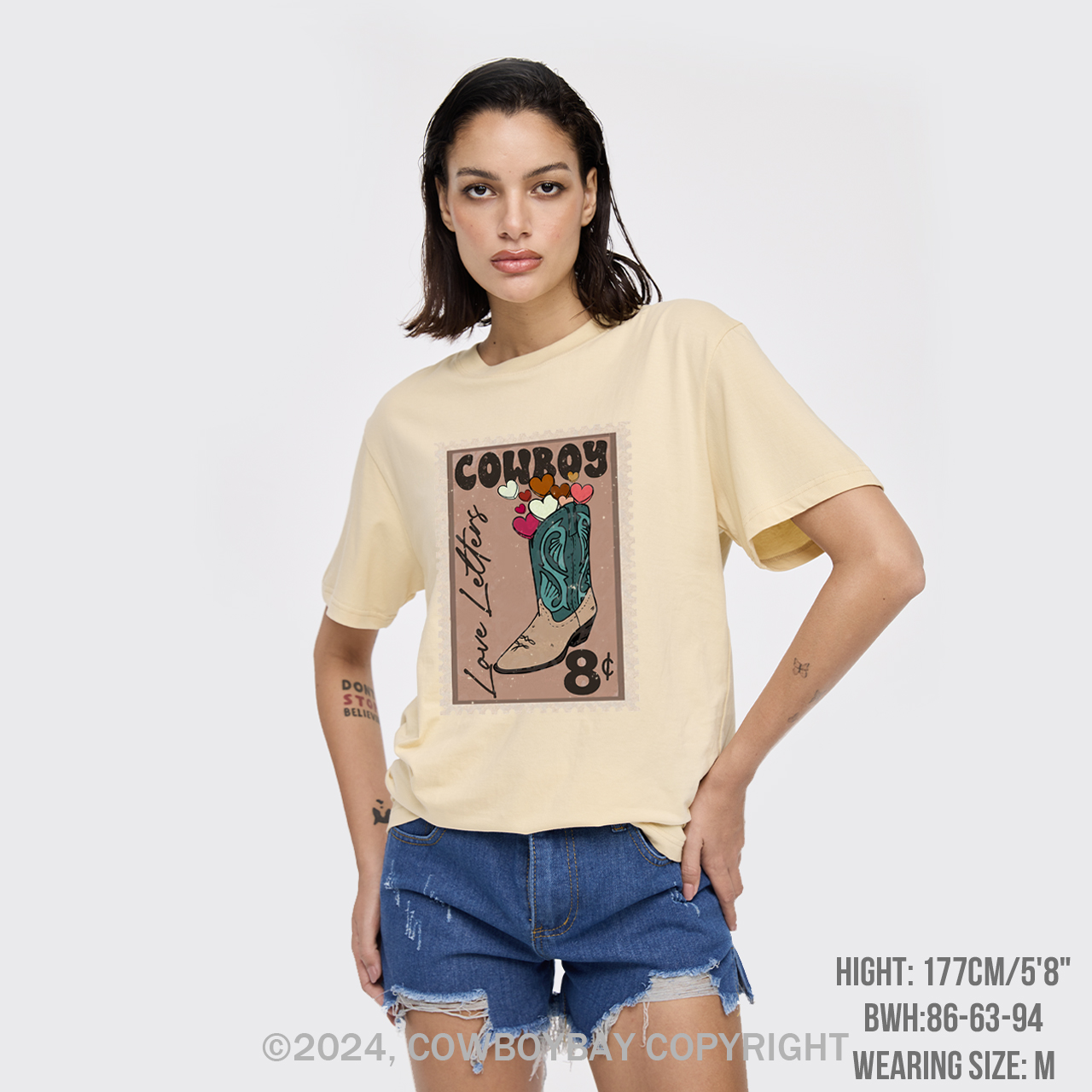 Cowboy Love Letter T-Shirts