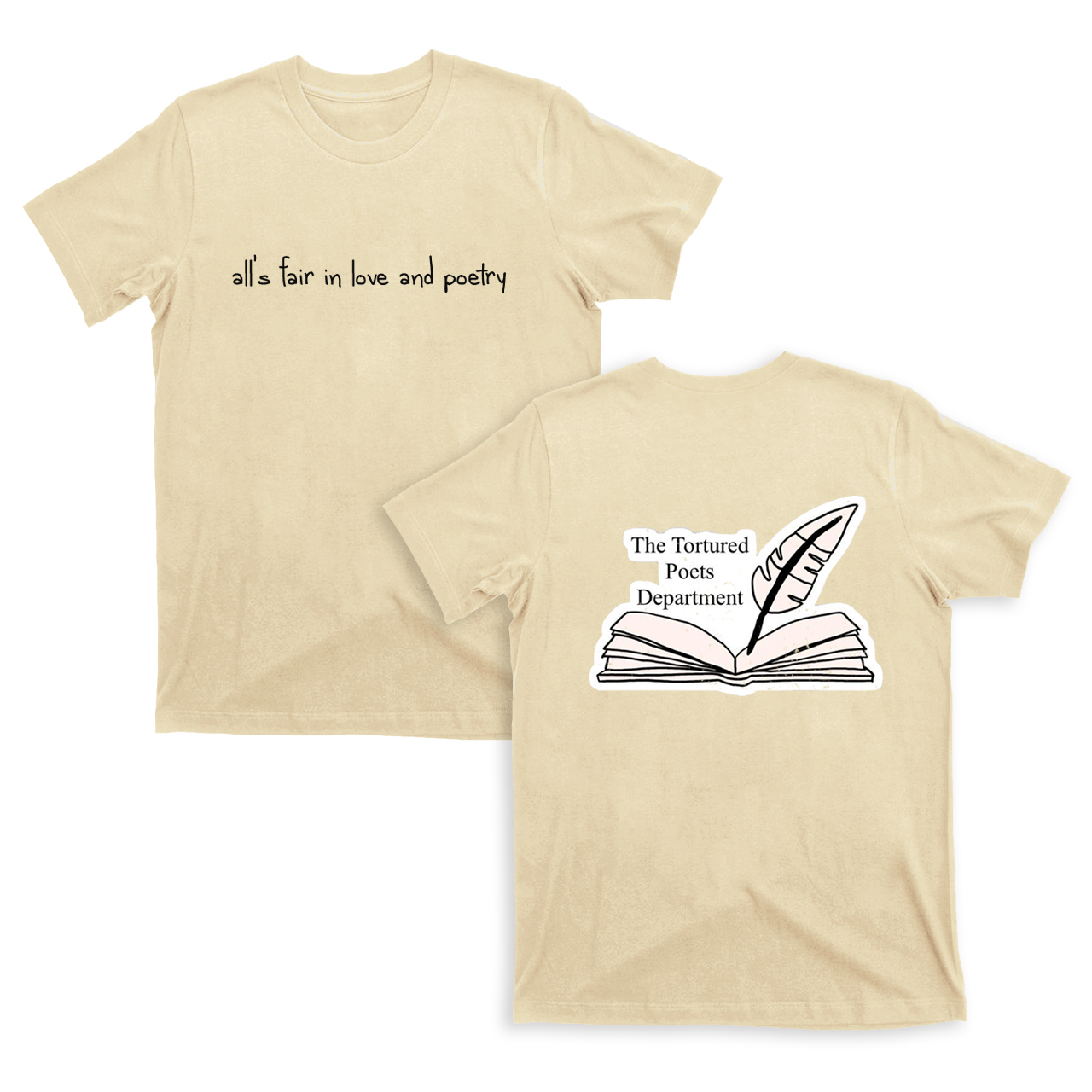All's Fair In Love and Poetry Tortured Poets Department T-Shirts