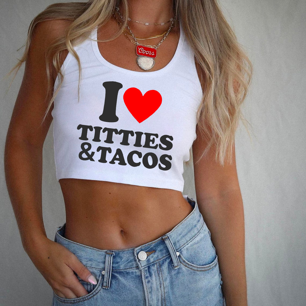 I Love Titties And Tacos Tank Top