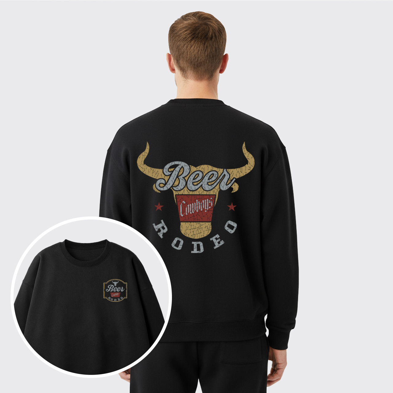 New Beer Rodeo Fleece Sweatshirt Set