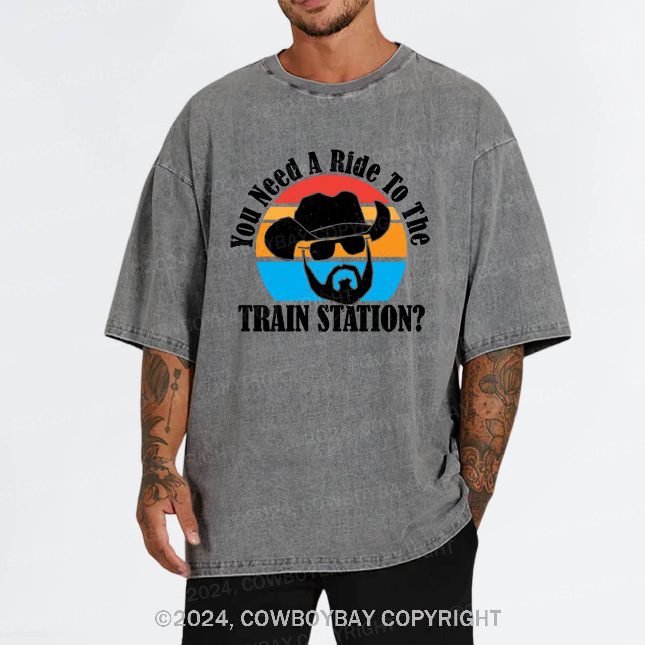 Need A Ride To The Train Station Garment-dye Tees
