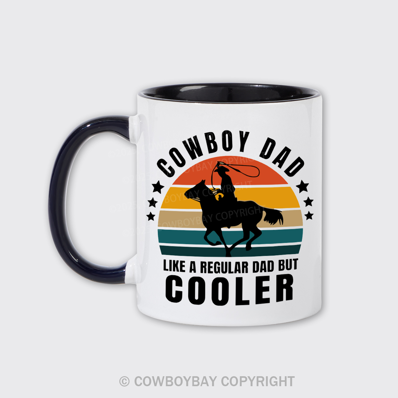 Cowboy Dad Like A Regular Dad But Cooler Mug