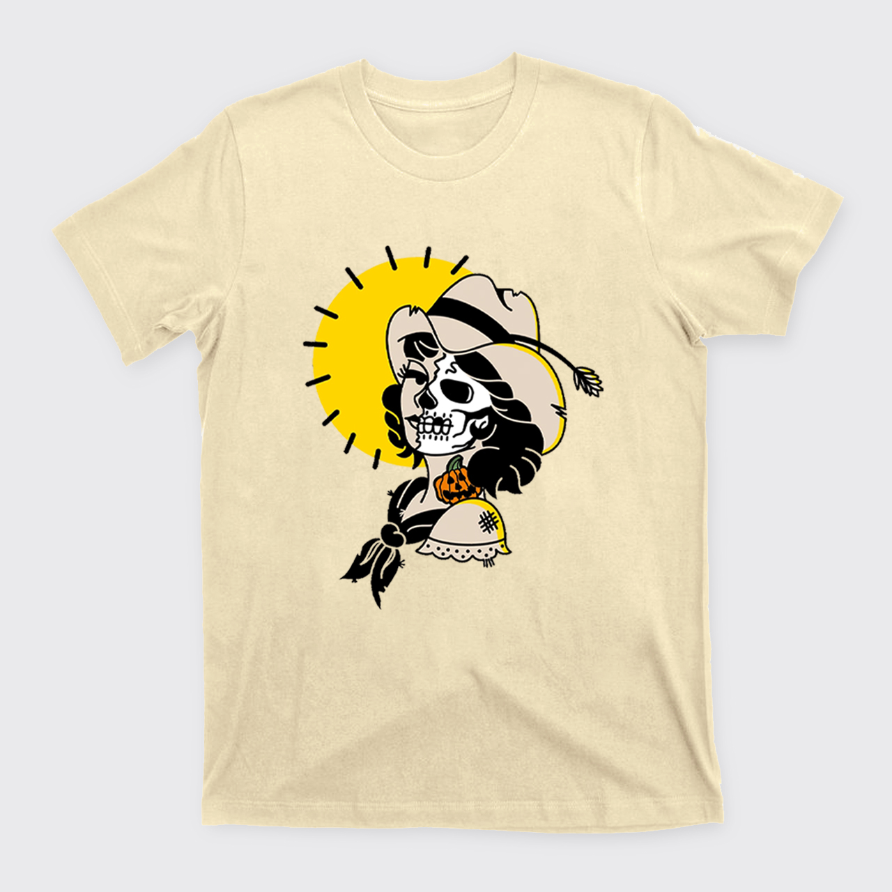 Halloween Skull Cowgirl T-Shirts
