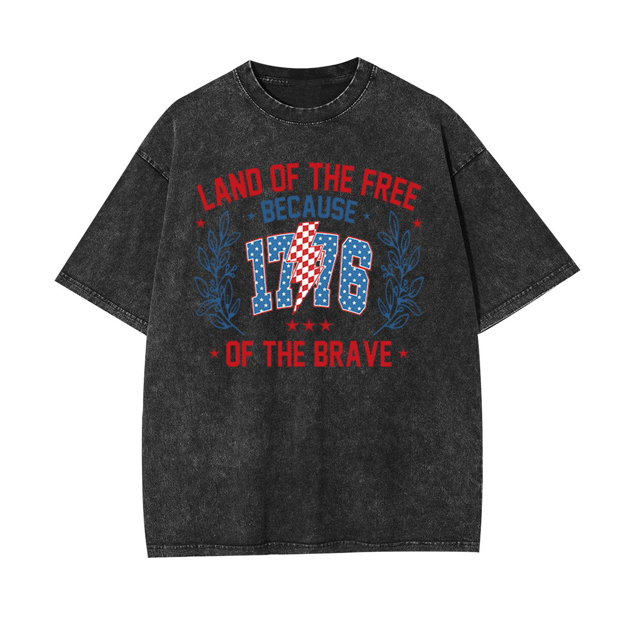 1776.Land Of The Free Garment-dye Tees