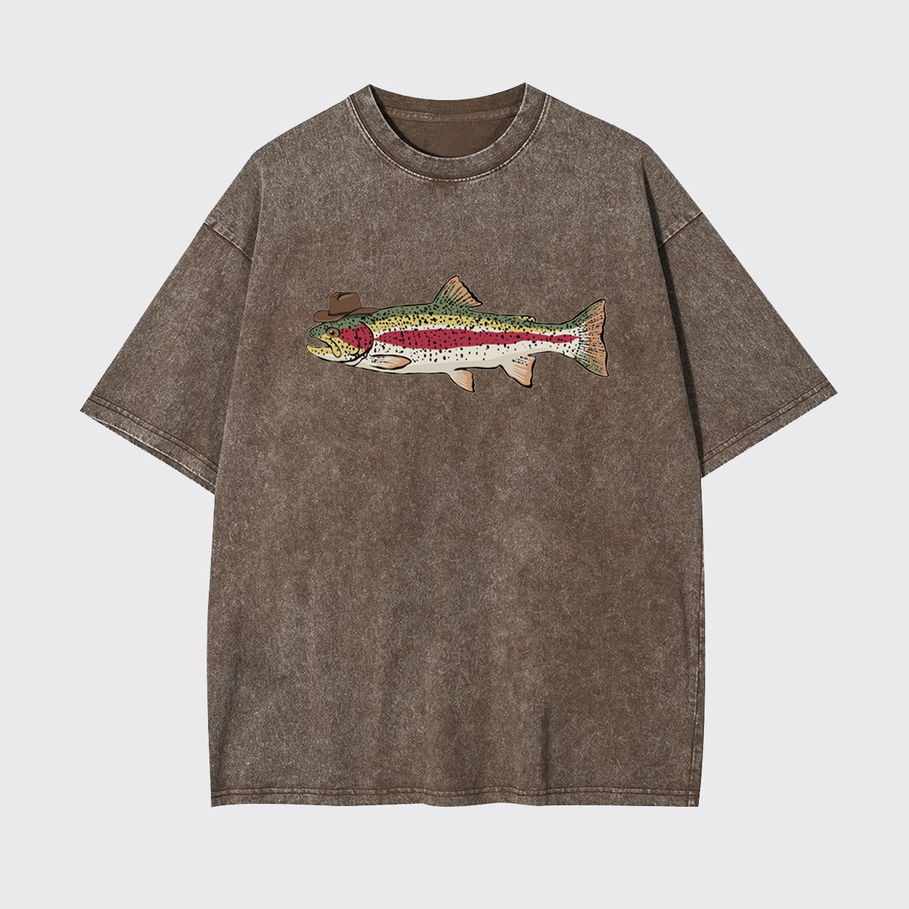 Cowboy Trout Western Fishing Garment-dye Tees