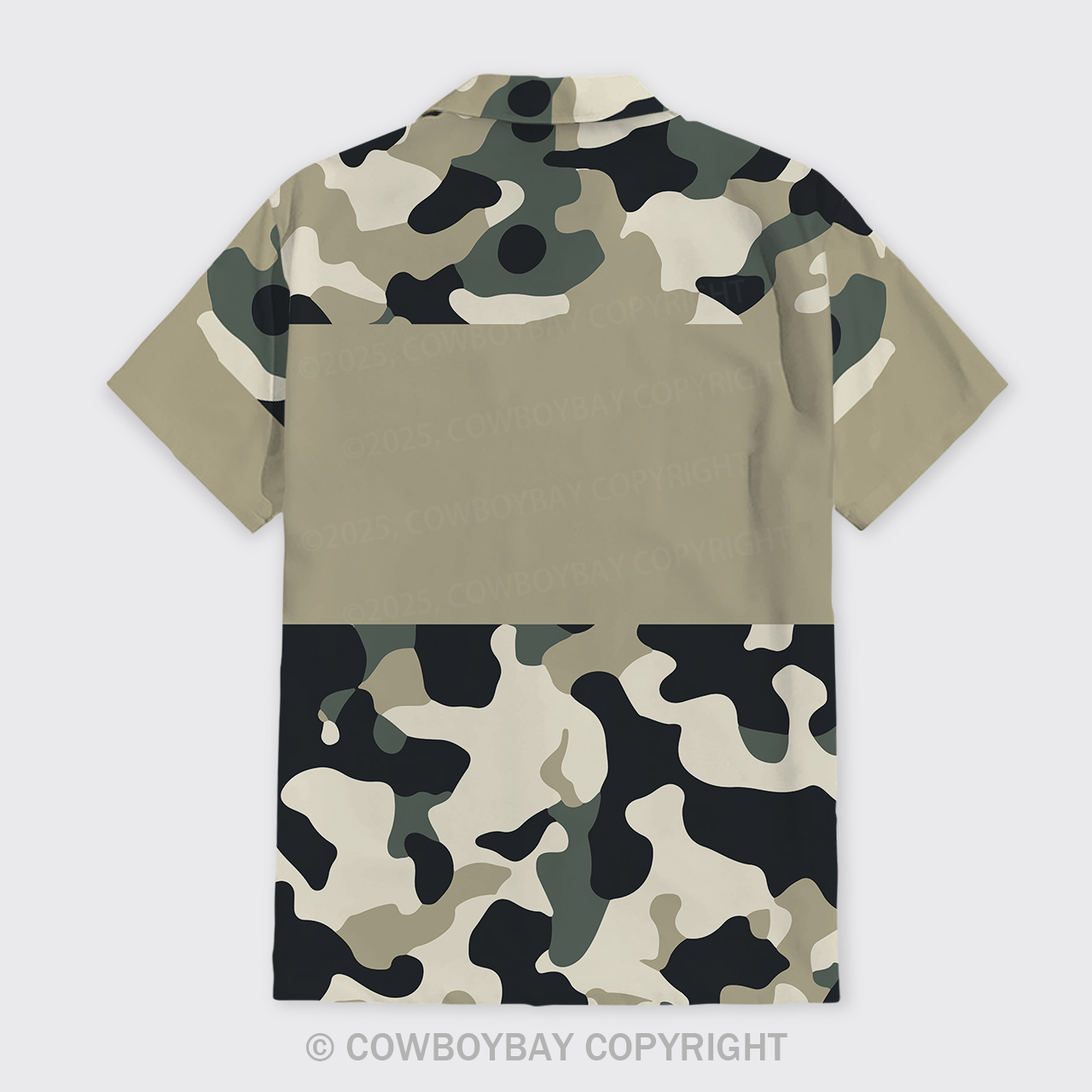 Camouflage Pattern Button Up Shirts
