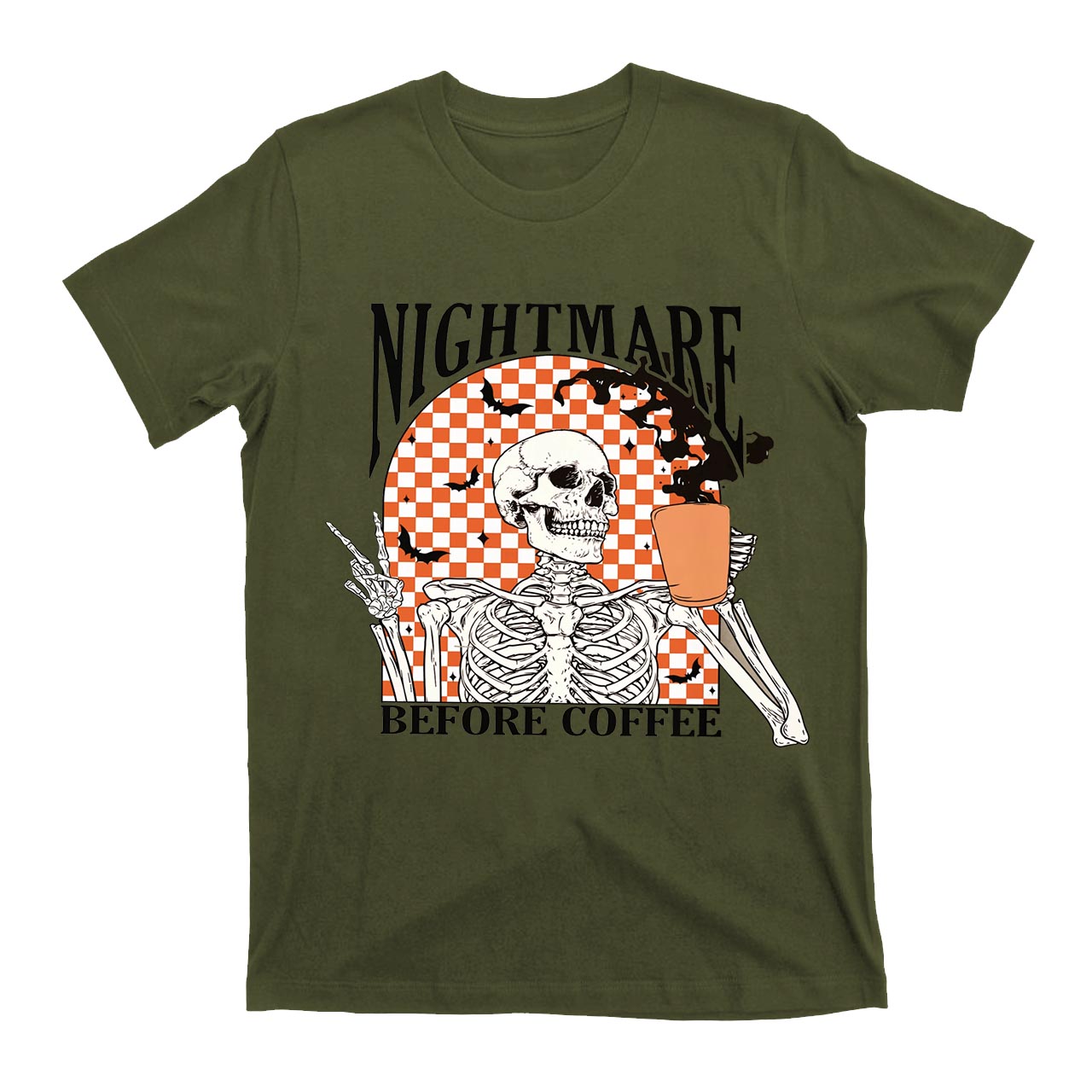 Nightmare Before Coffee Halloween T-Shirts