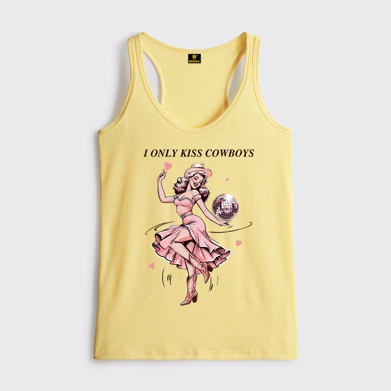 I Only Kiss Cowboys Classic Tanks