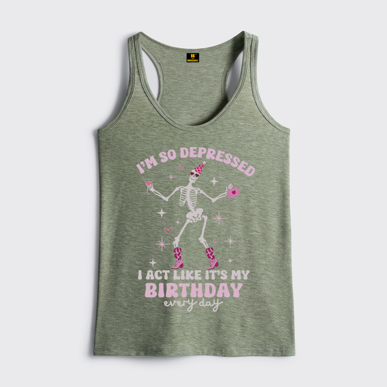 I'm So Depressed Music Classic Tanks