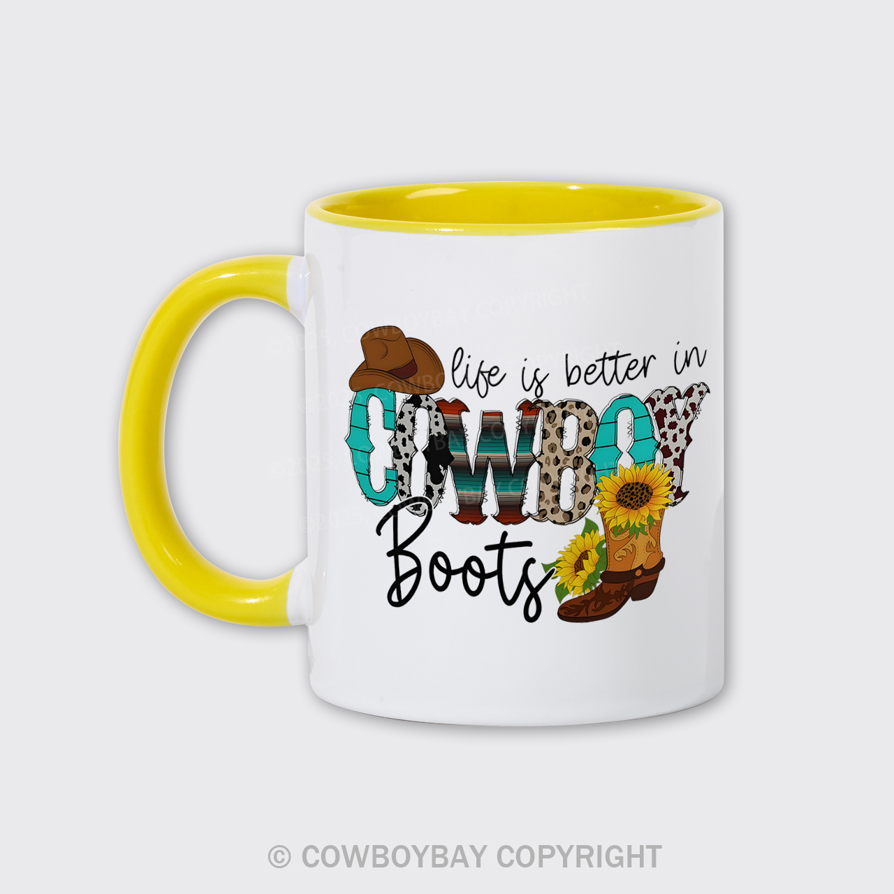 Cowboy Boots Life Mug
